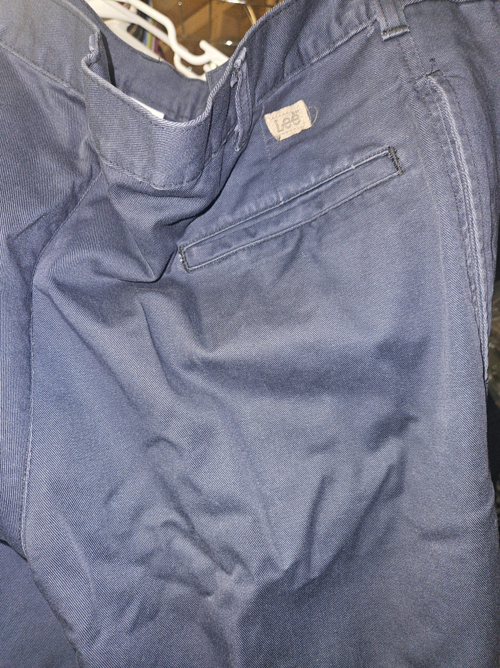 Men's Navy Dress Pants - Image 3