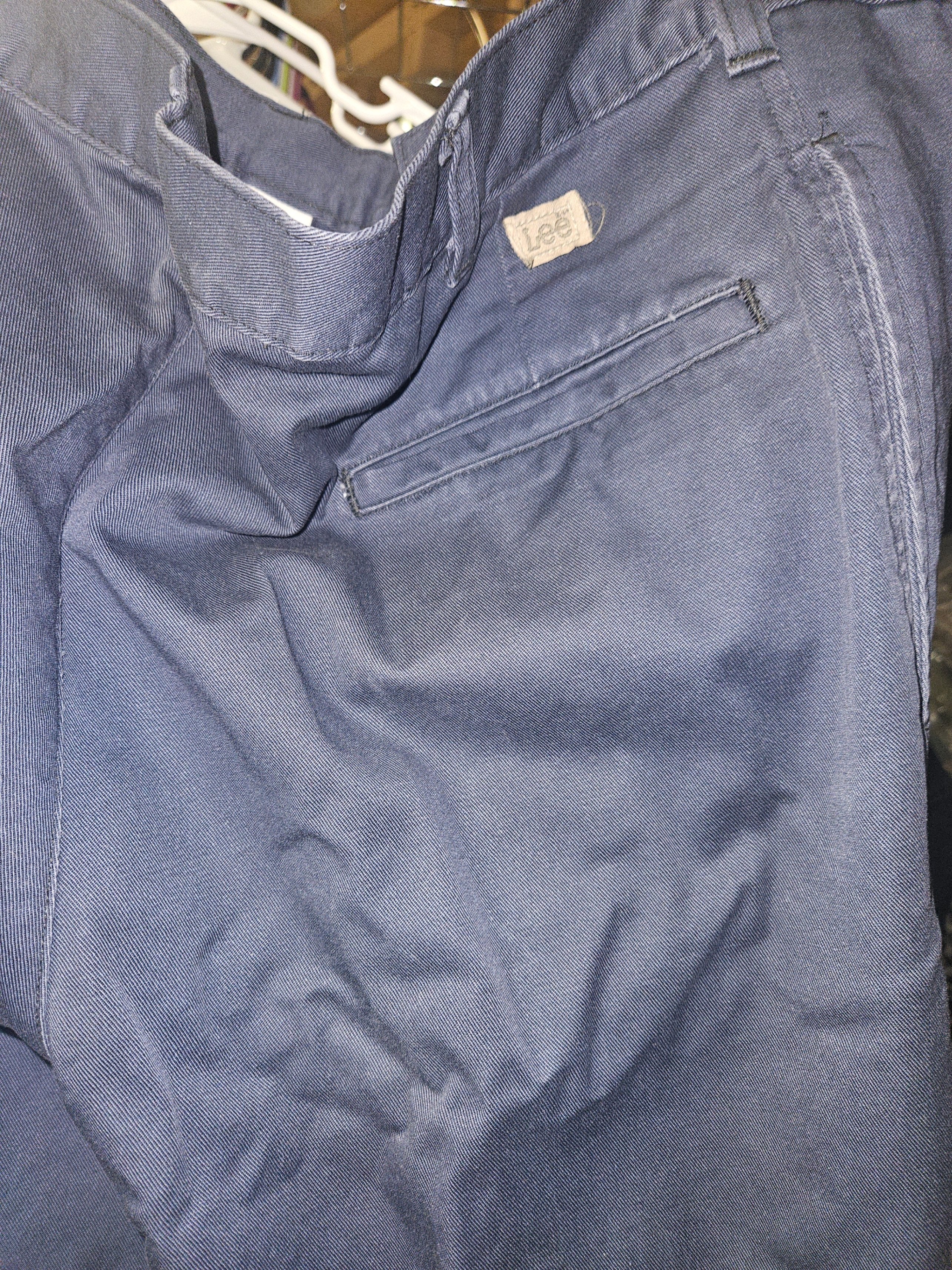 Men's Navy Dress Pants - Image 3