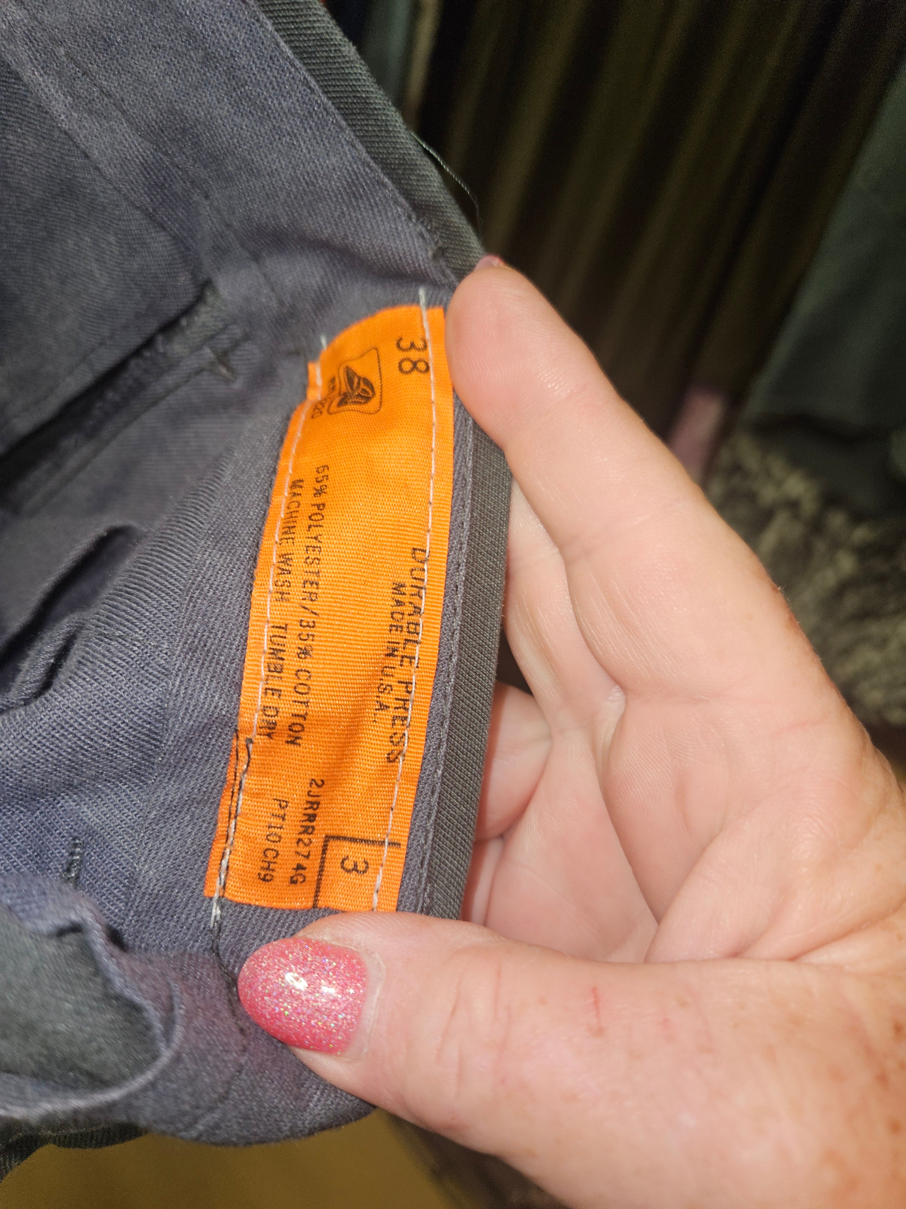 Men's Black work pants - Image 2