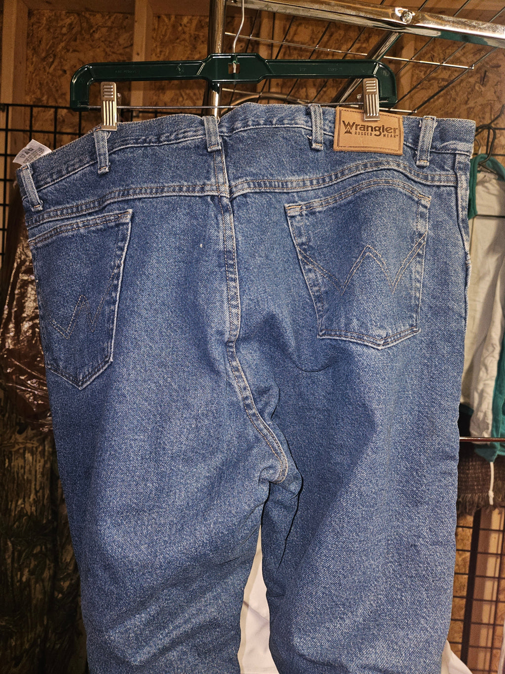 Men's Blue Denim Jeans with Red Lining - Image 2