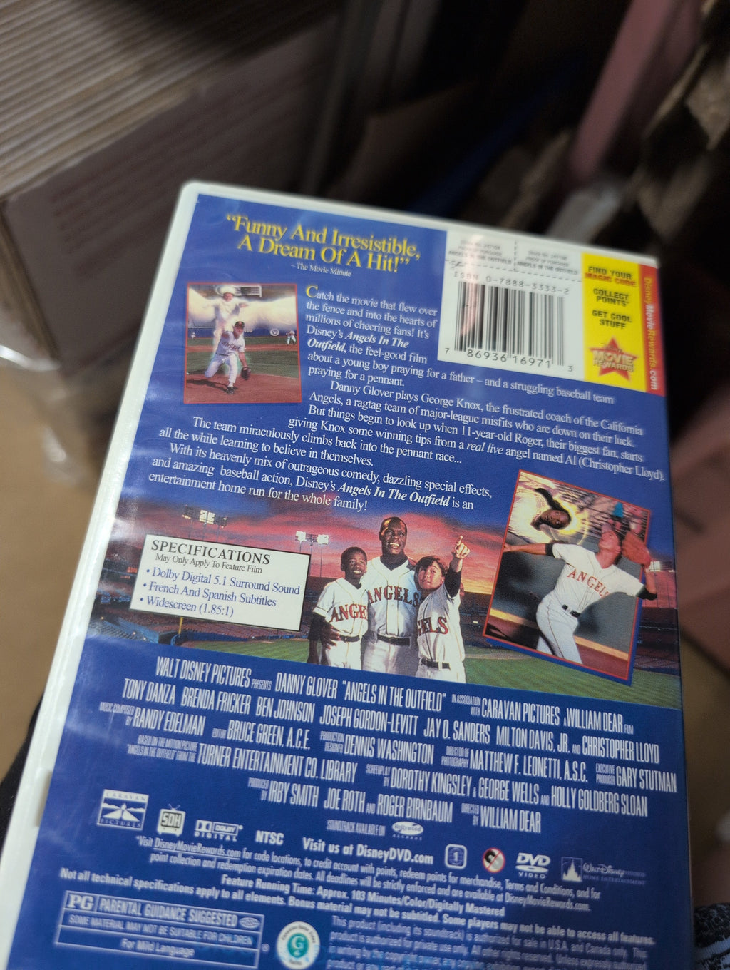 Disney Angels in the Outfield DVD - Image 9
