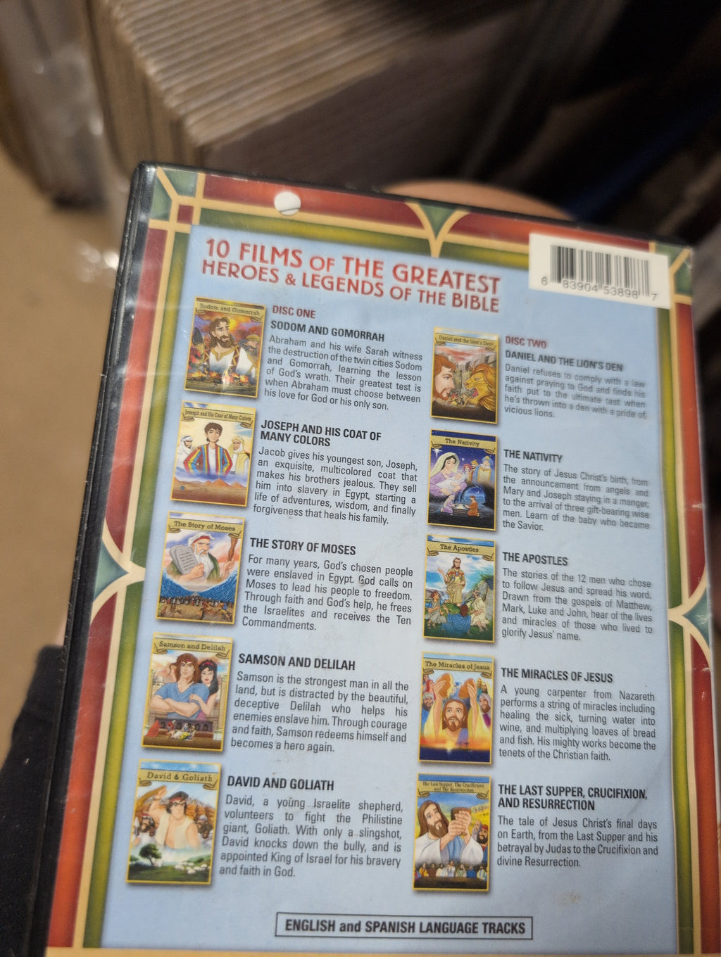 Bible Stories for Kids: 10 Animated Tales (2 Discs) (dvd_video) - Image 8