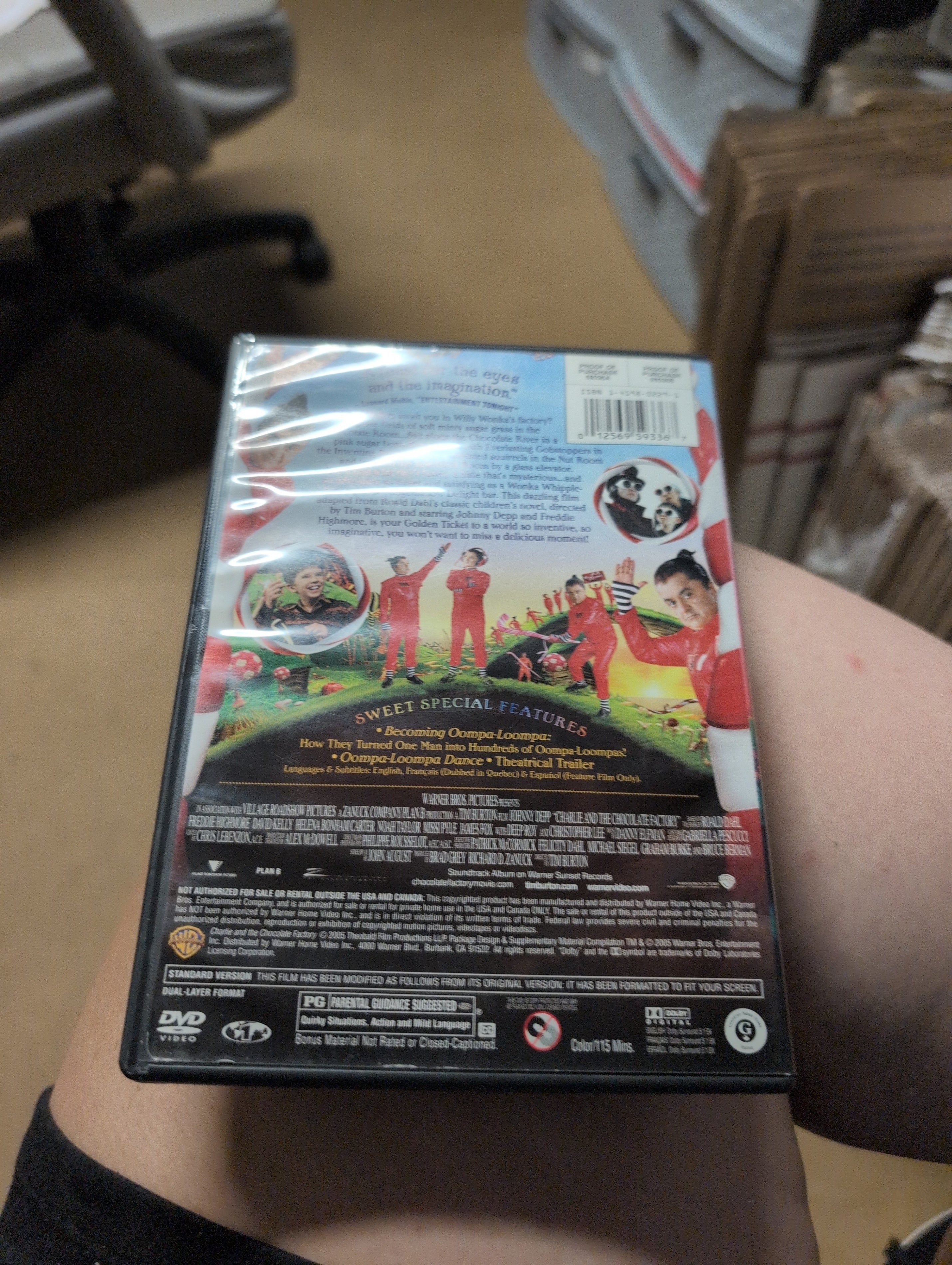 Charlie and the Chocolate Factory Full Screen (DVD) - Image 7