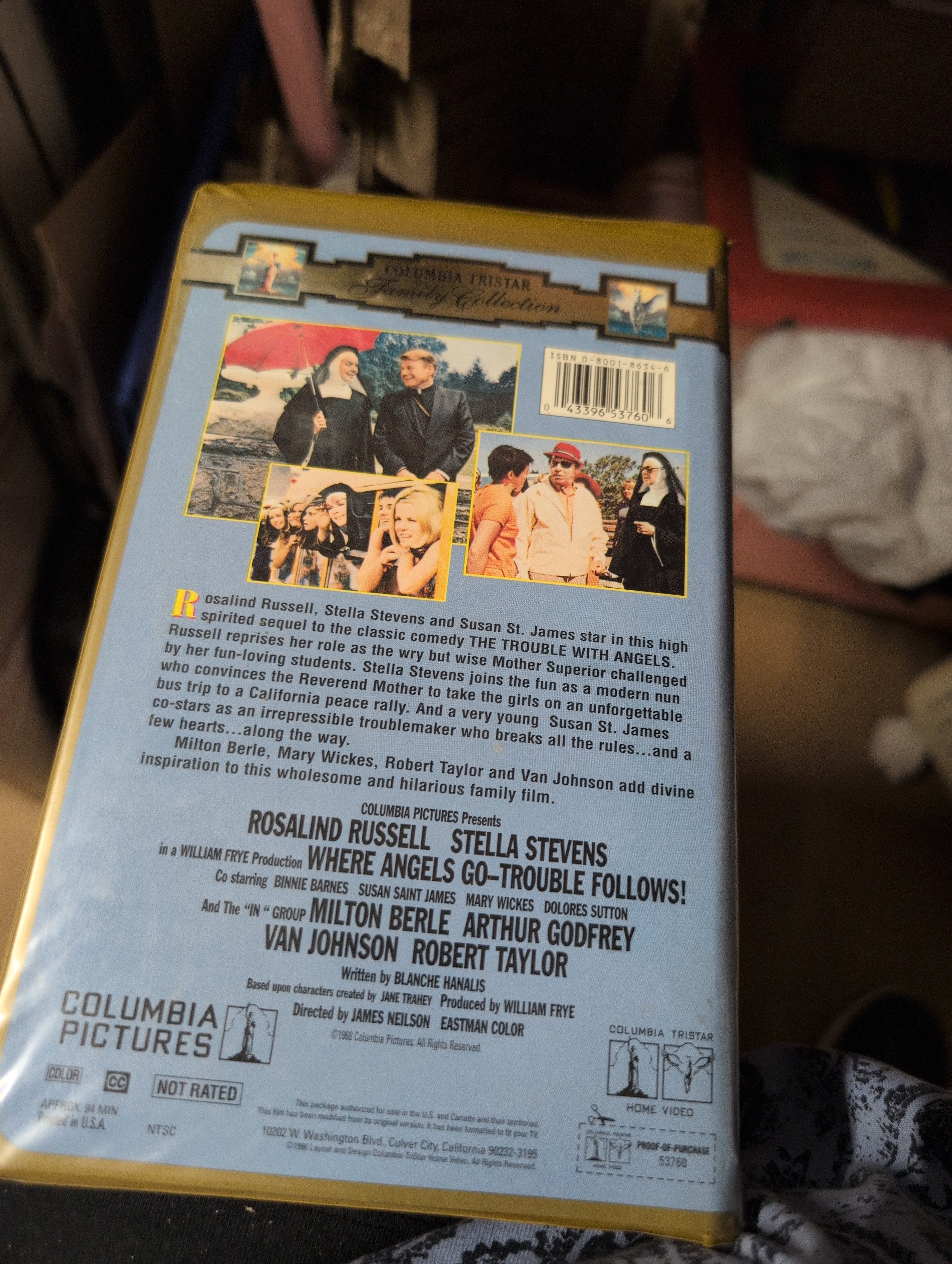 Where Angels Go Trouble Follows VHS Columbia Tristar - Image 4