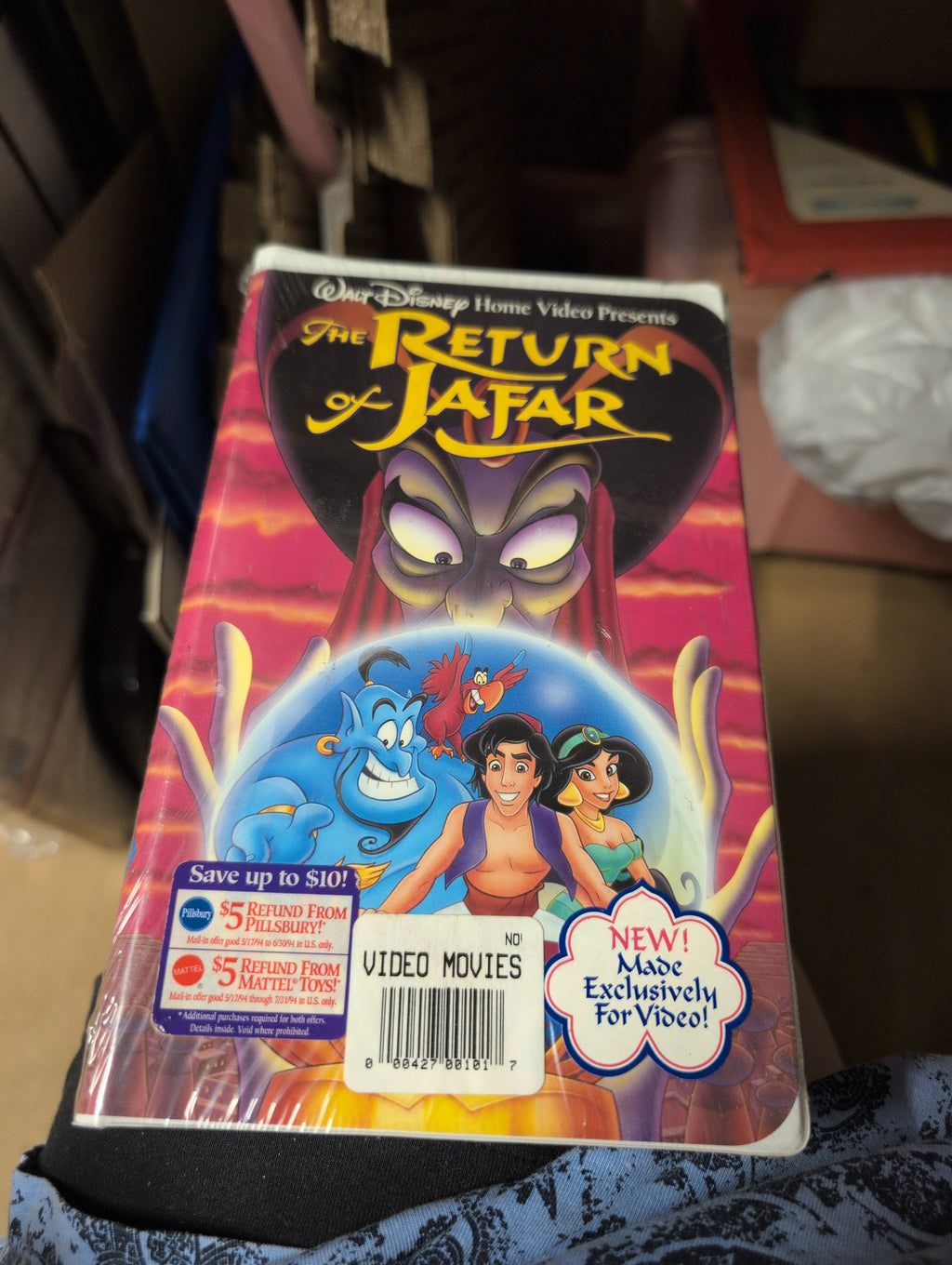 The Return of Jafar (VHS  1994) Clam Shell Edition unopened - Image 1