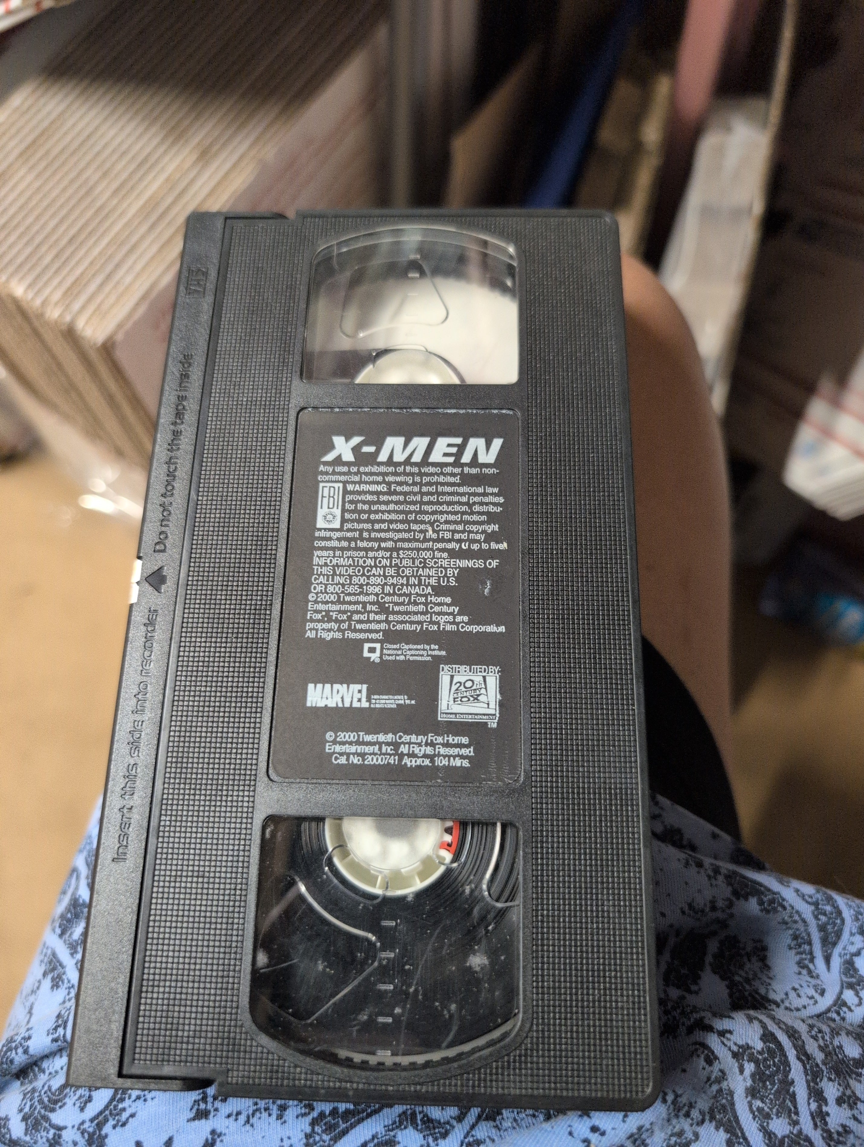 X-Men VHS Tape Marvel 2000 - Image 1