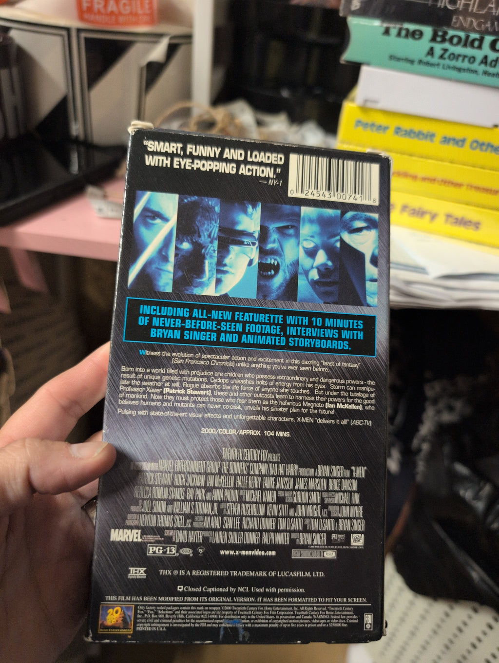 X-Men VHS Tape Marvel 2000 - Image 7