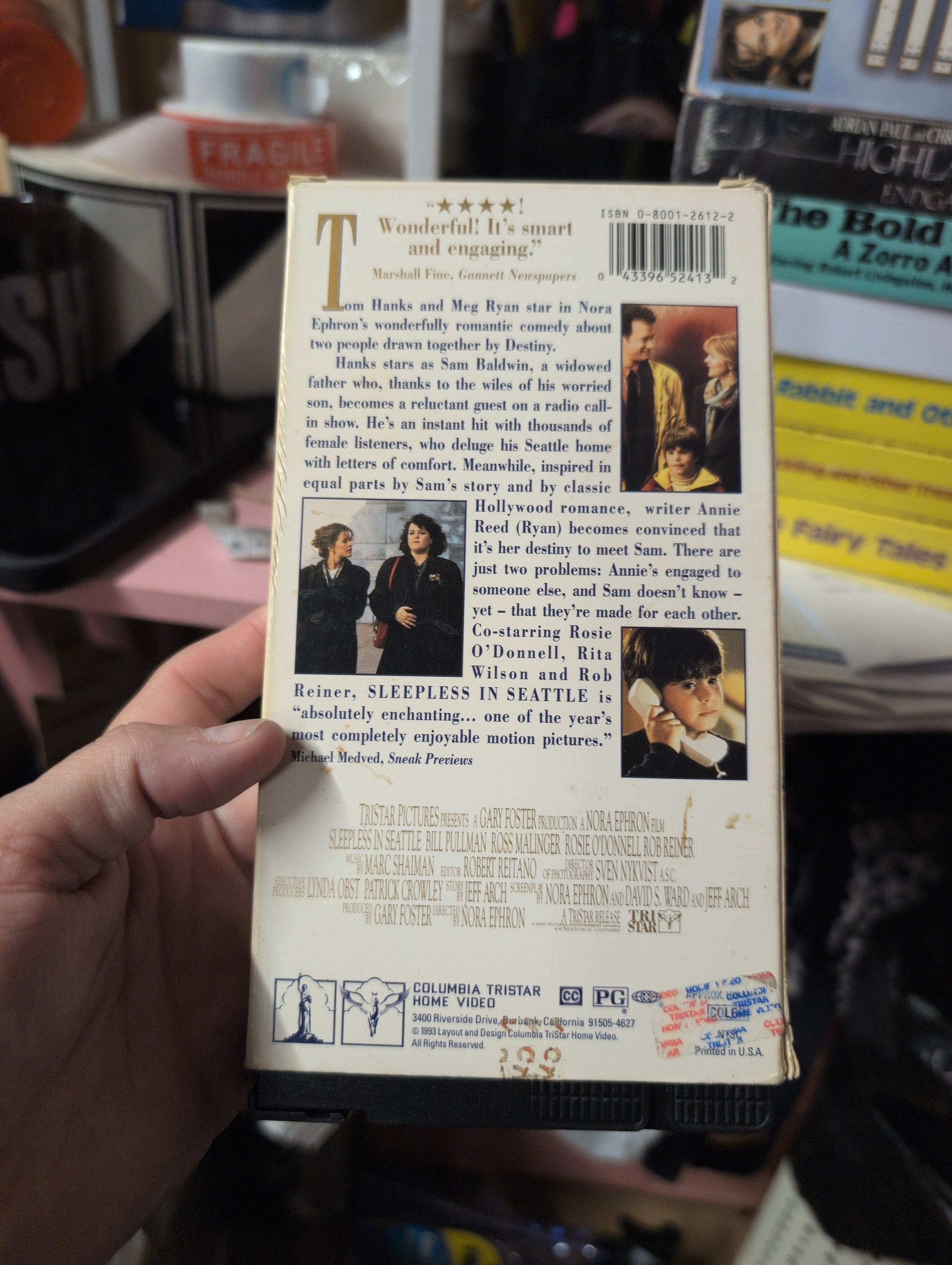 Sleepless in Seattle VHS Tape Classic Family Movie - Image 3