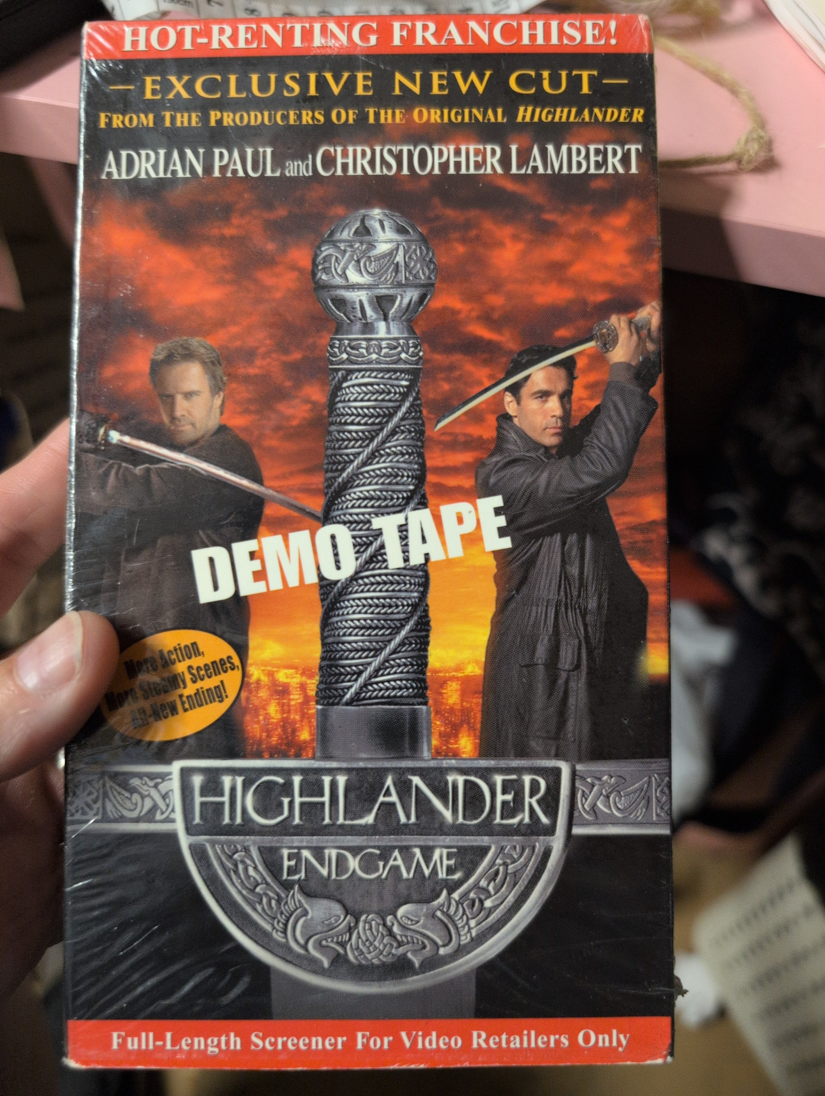 Highlander Endgame VHS Demo Tape Exclusive New Cut - Image 1