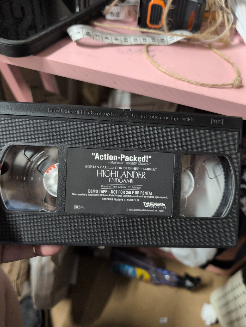 Highlander Endgame VHS Demo Tape Exclusive New Cut - Image 2