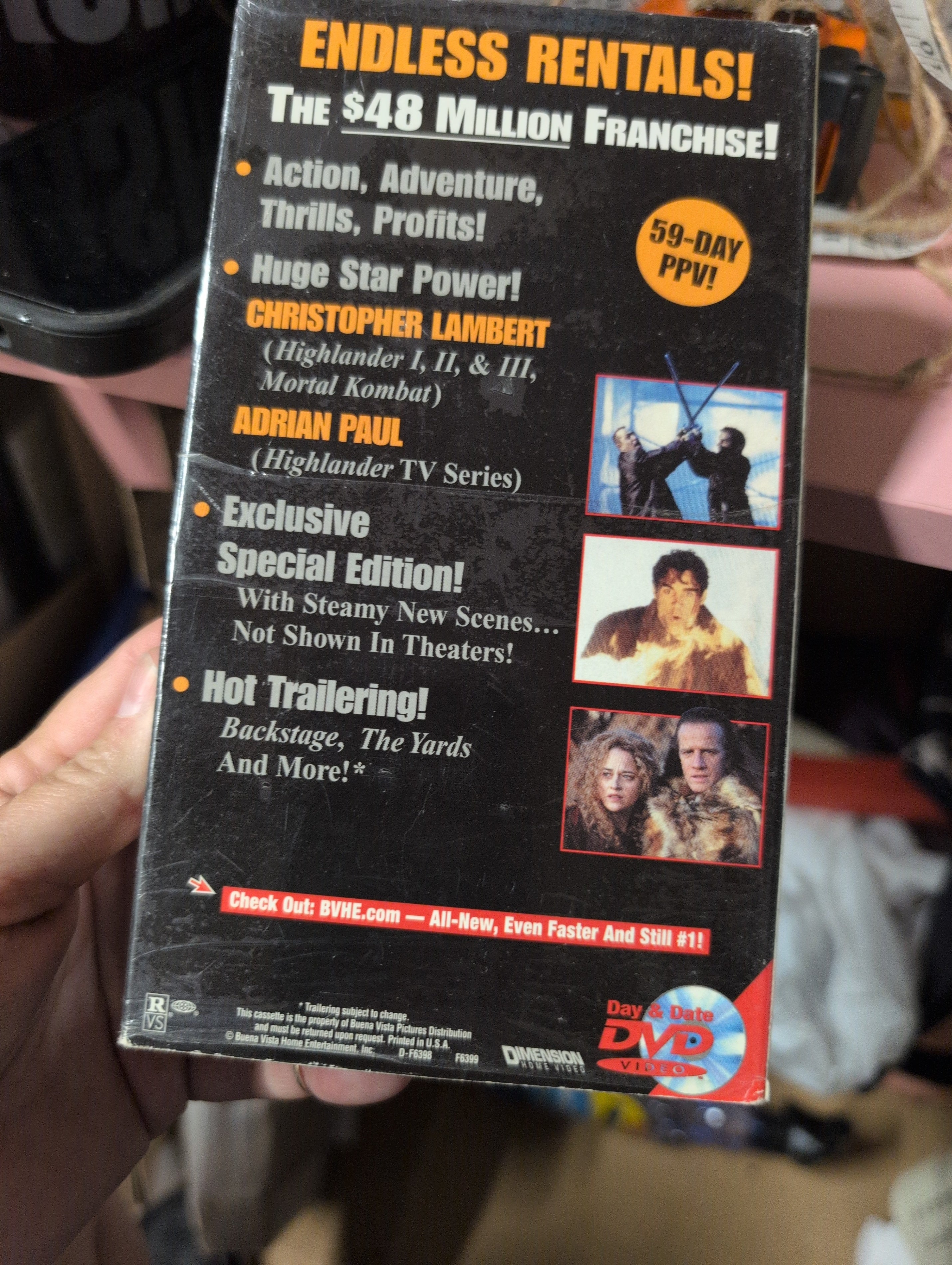 Highlander Endgame VHS Demo Tape Exclusive New Cut - Image 4