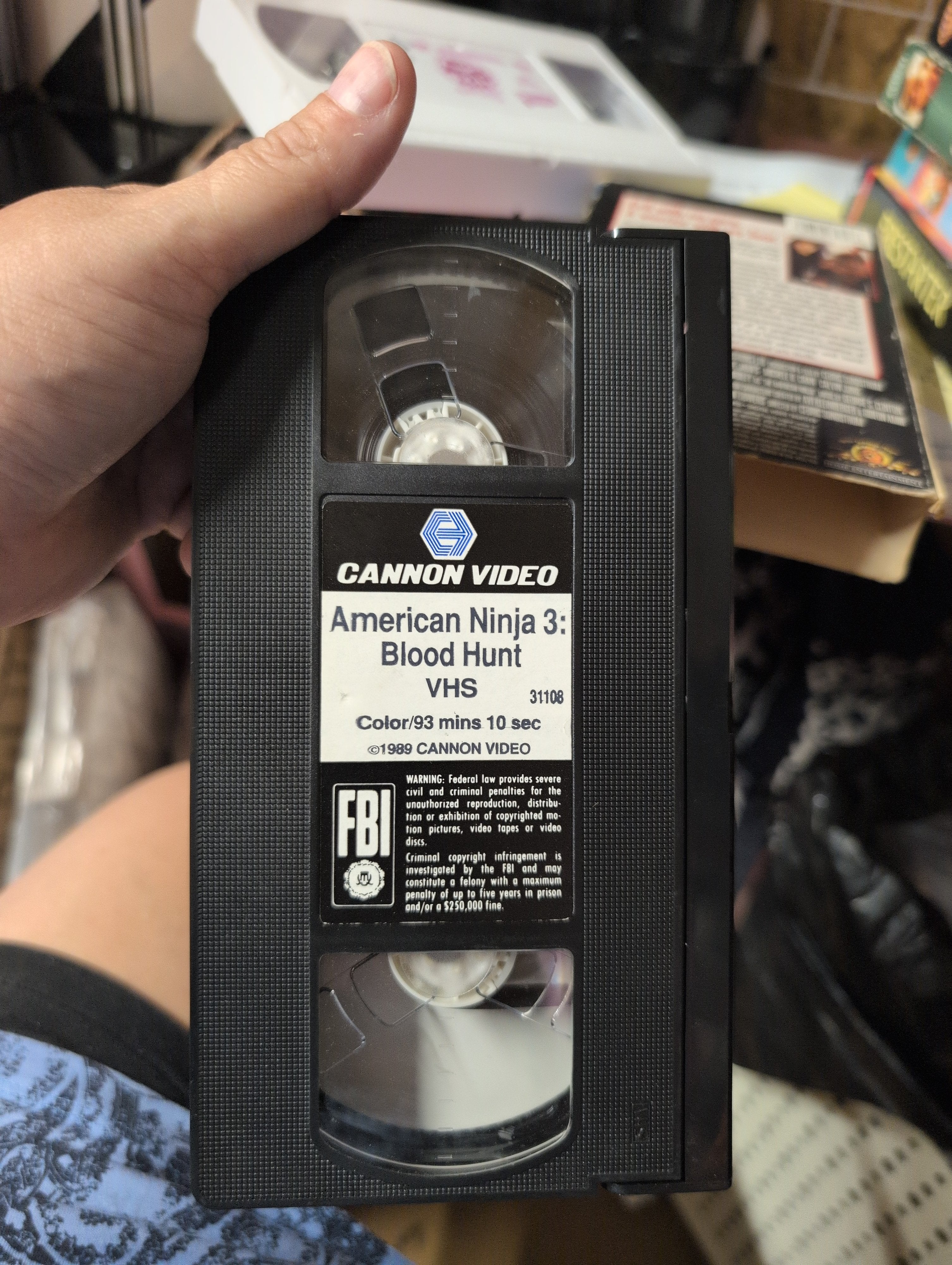 American Ninja 3: Blood Hunt VHS MGM Movie Time - Image 3