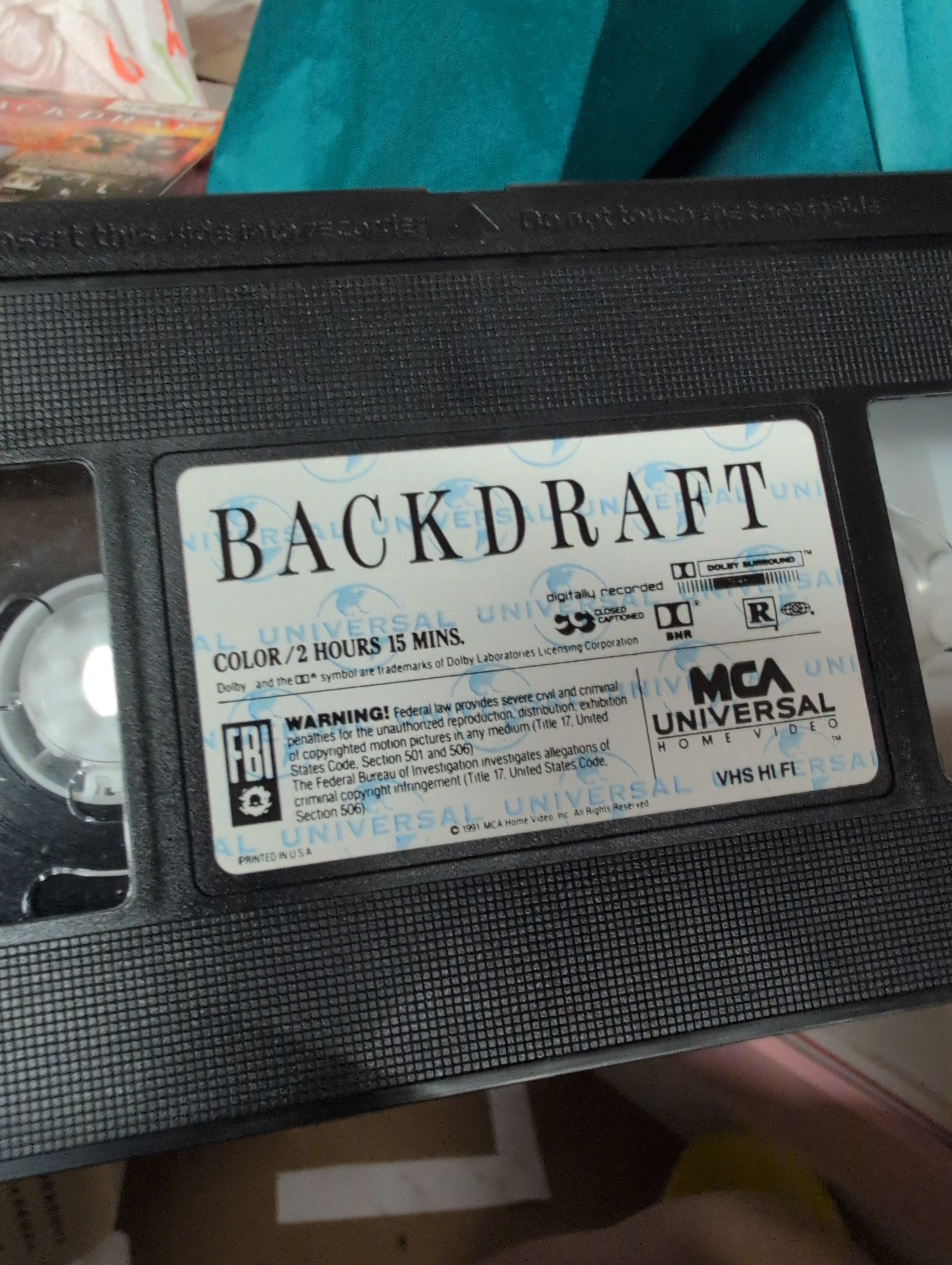 Backdraft [VHS] - Image 7