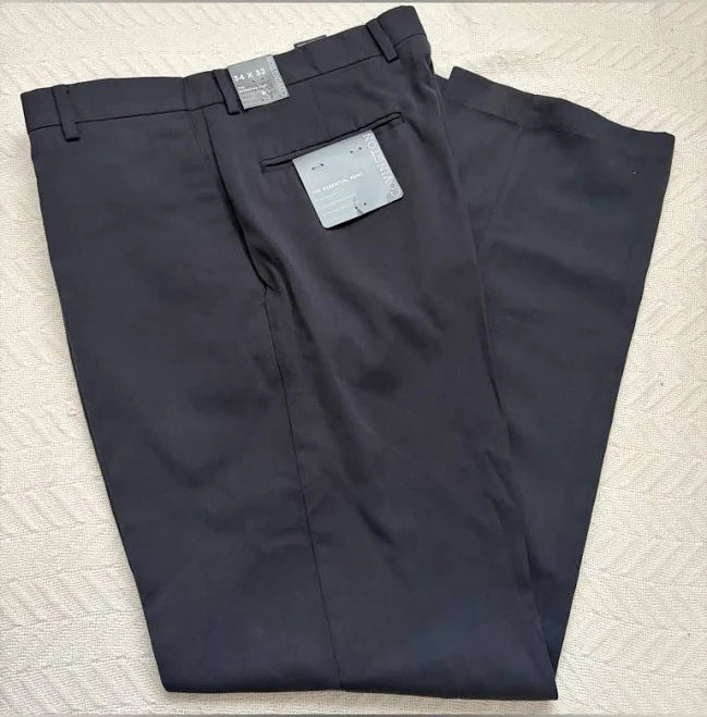 Covington Men's Flat Front Suit Pants, Size: 30x30, black - Image 8