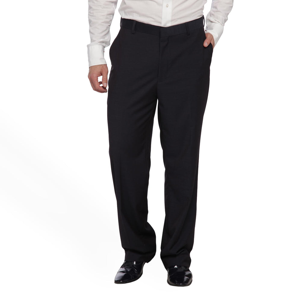 Covington Men's Flat Front Suit Pants, Size: 30x30, black - Image 2