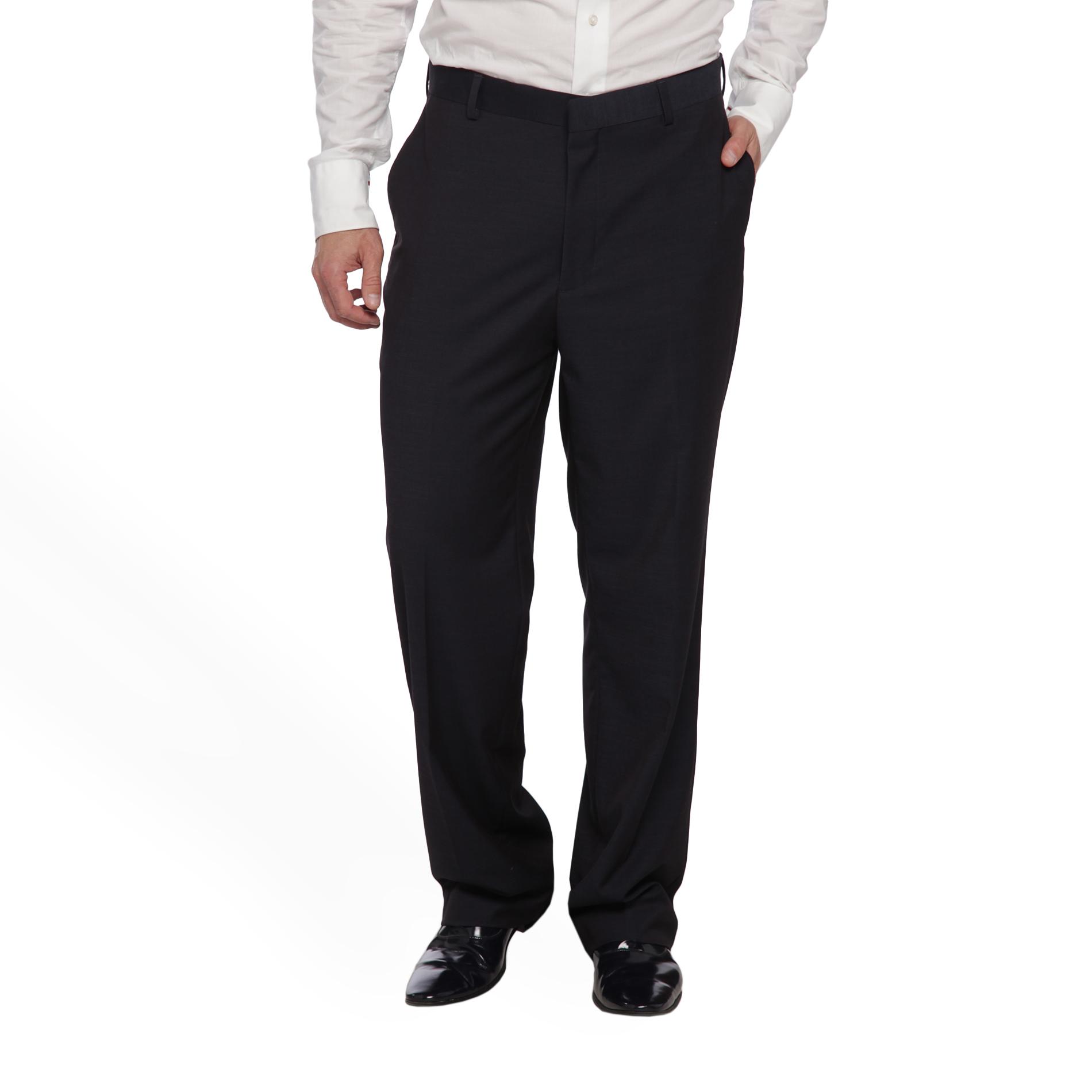 Covington Men's Flat Front Suit Pants, Size: 30x30, black - Image 2
