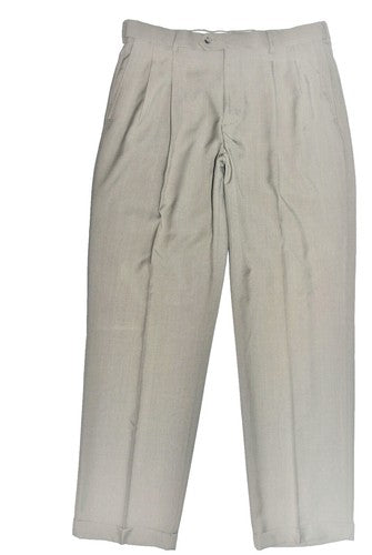 Covington Men's Flat-Front Dress Pants, Size: 40x30, Grey - Image 3