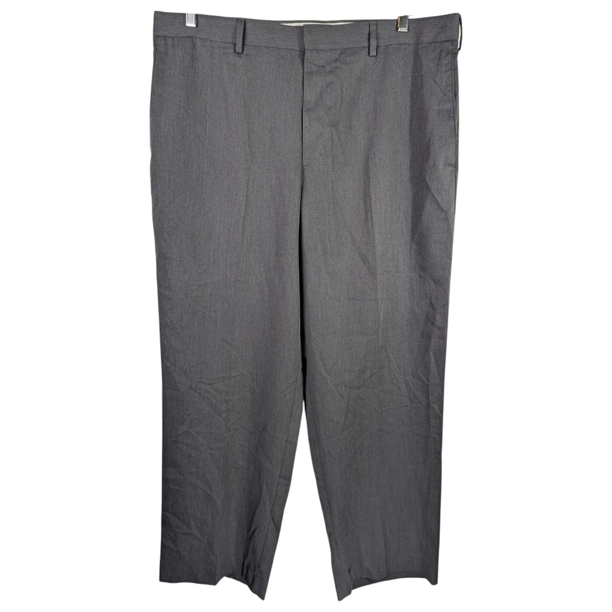 Covington Men's Flat-Front Dress Pants, Size: 40x30, Grey - Image 8