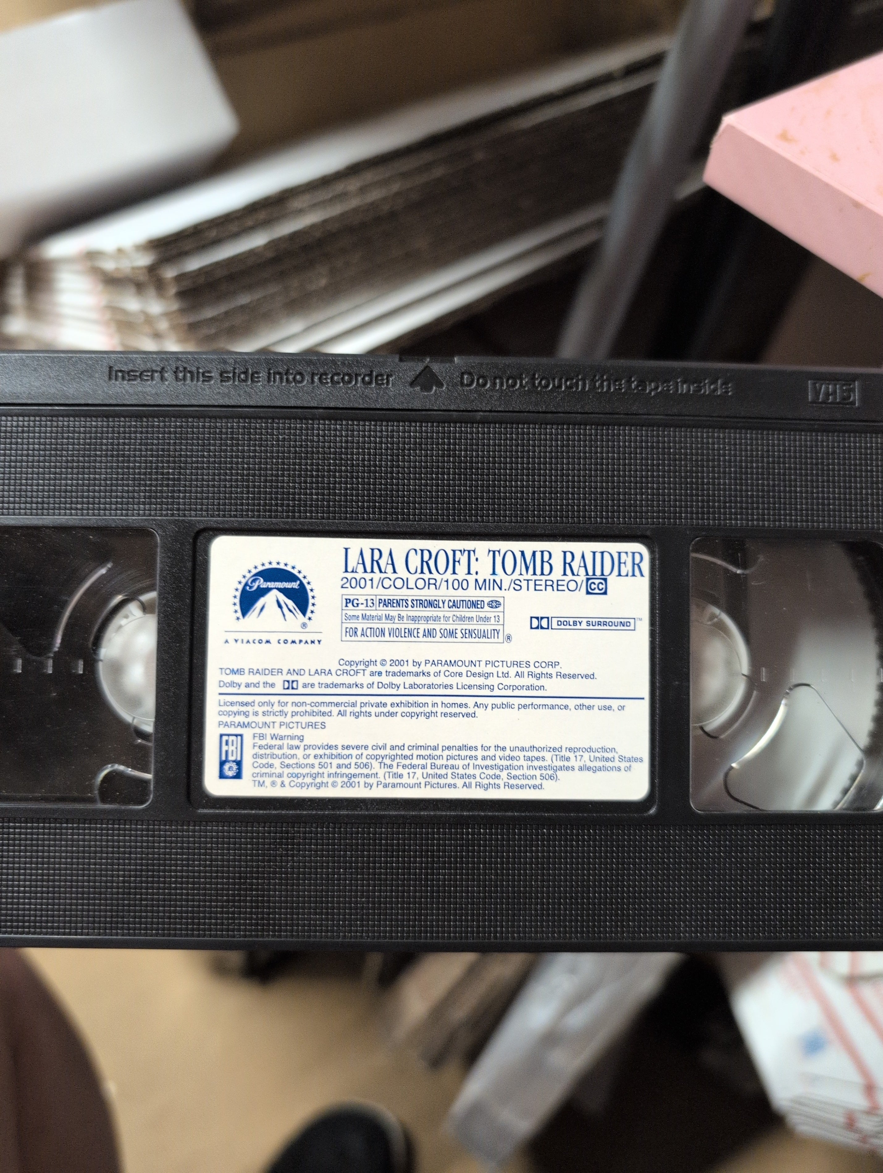 Lara Croft Tomb Raider VHS Movie - Image 2