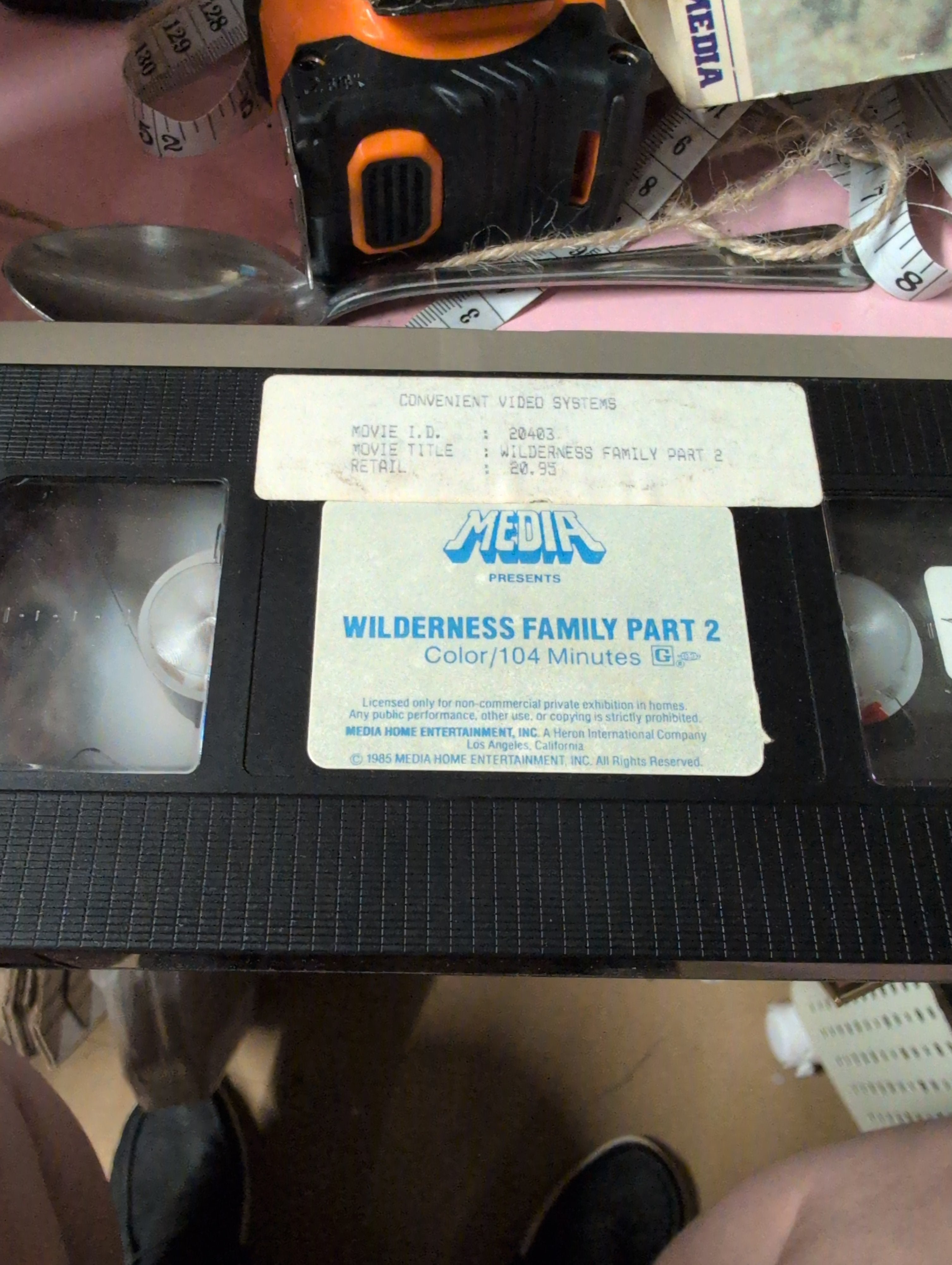 Wilderness Family Part 2 VHS Family Movie - Image 2