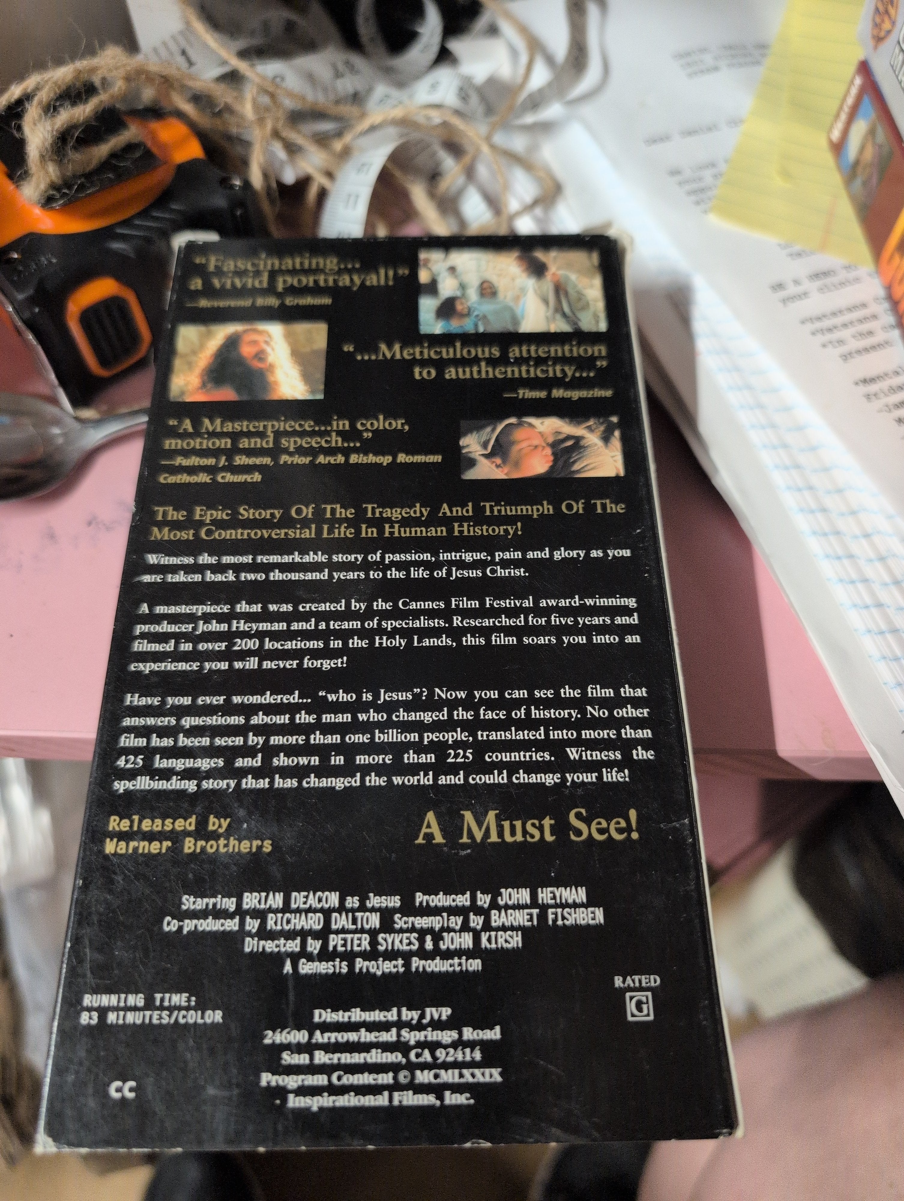 Jesus VHS Movie Classic Religious Film - Image 4