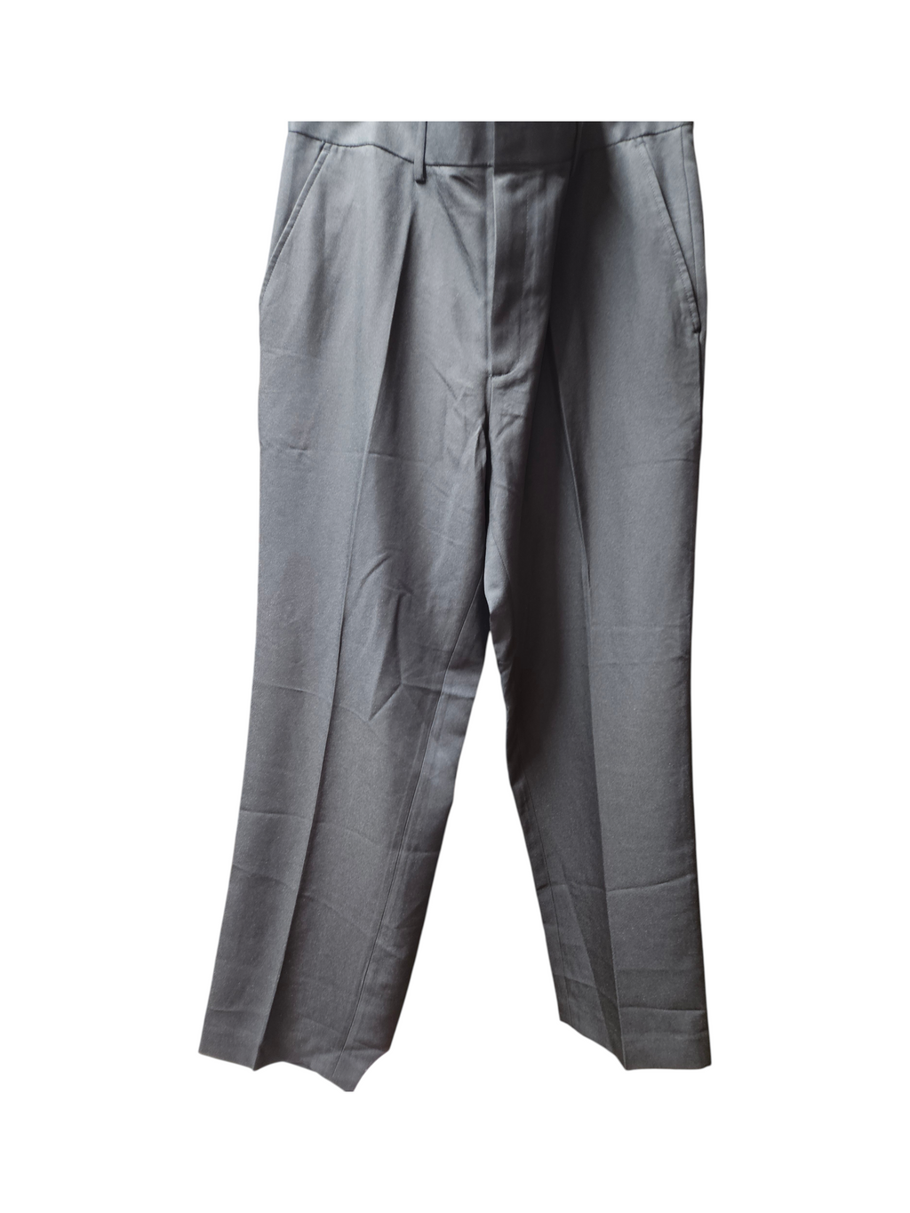 Black Dress Pants with Pleats - Image 1