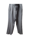 Black Dress Pants with Pleats - Image 1