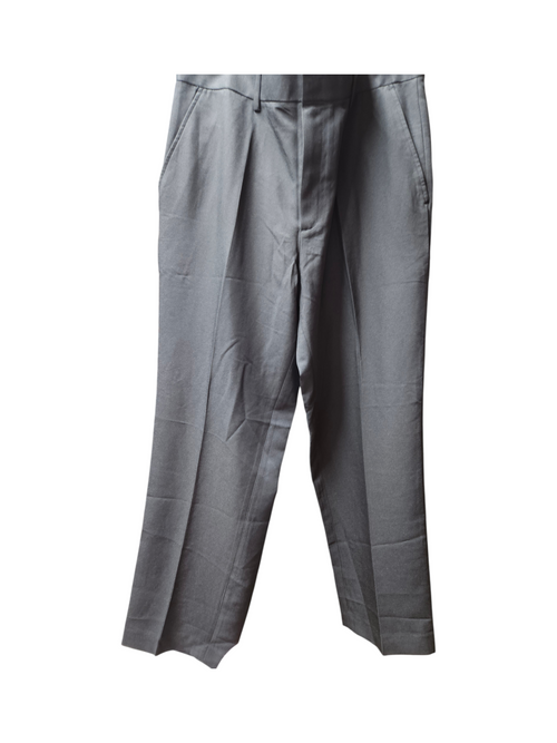 Black Dress Pants with Pleats - Image 1