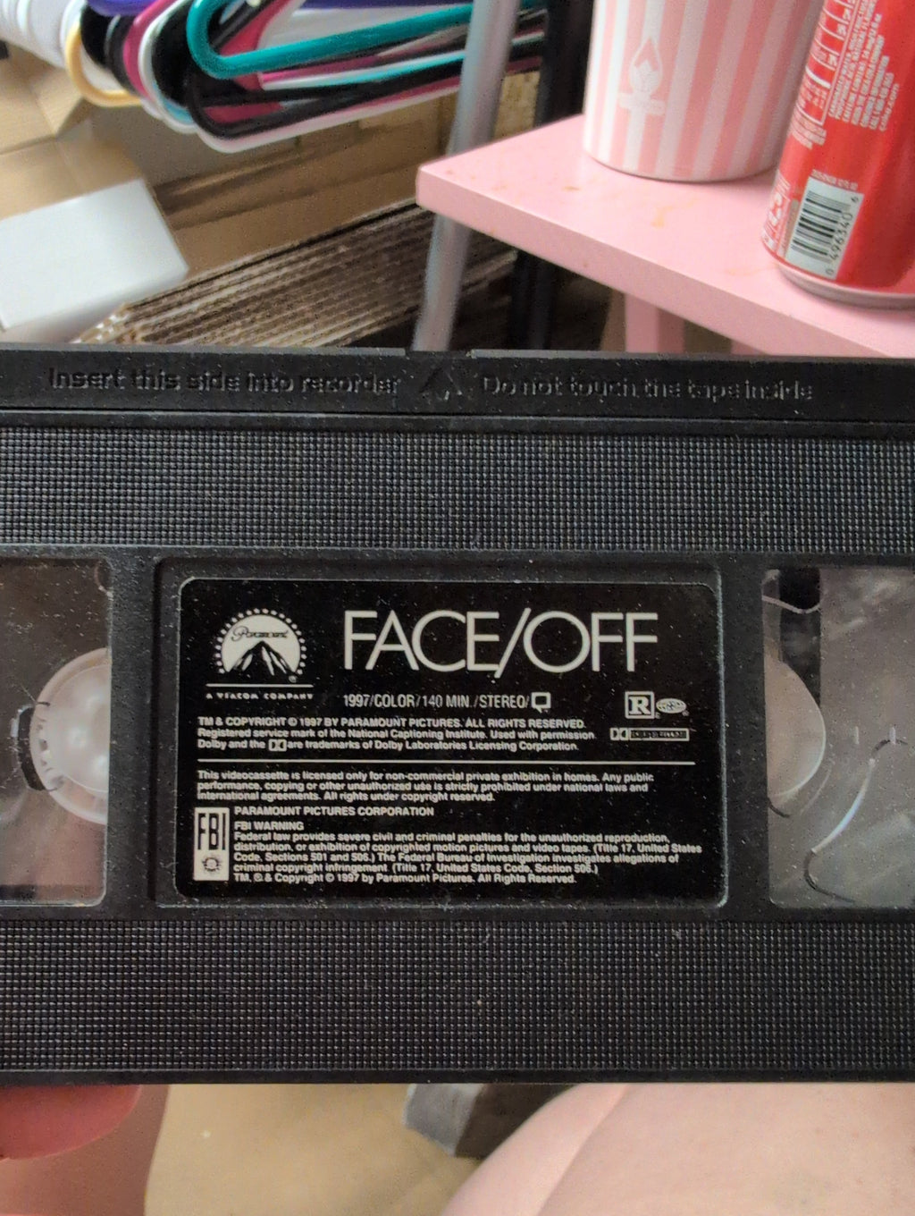 Face/Off VHS Tape 1997 Paramount Pictures no case - Image 1