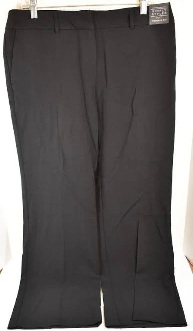 Simply Styled Women Trouser Fit Pants, Black, Size: 18a - Image 4