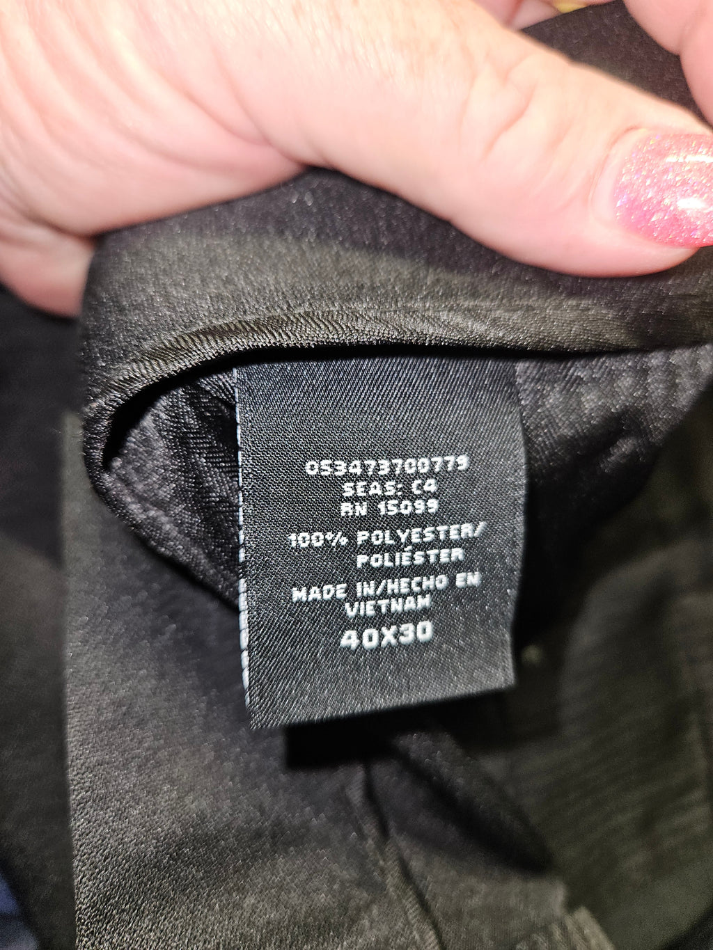 Men's Black Dress Pants - Image 2