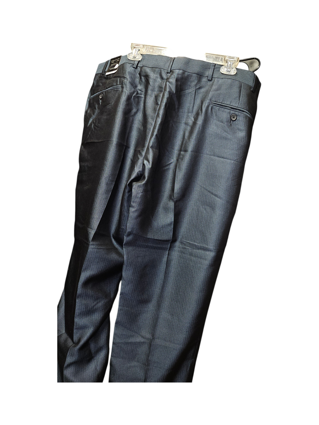 Men's Dress Pants Black Pinstripe - Image 1
