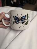 Butterfly Design Ceramic Mug - Image 1