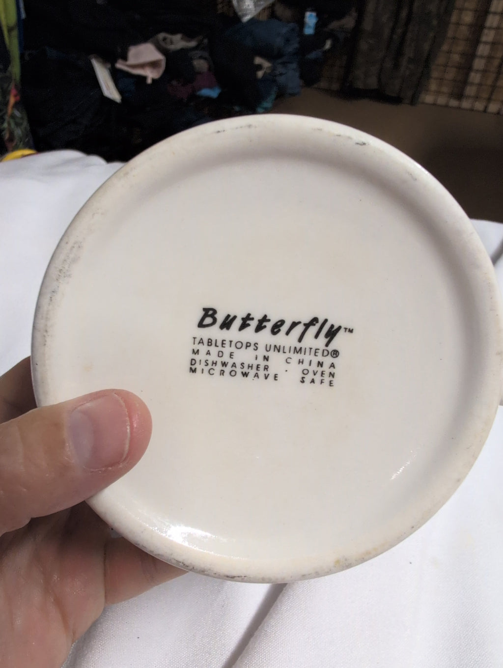 Butterfly Design Ceramic Mug - Image 2