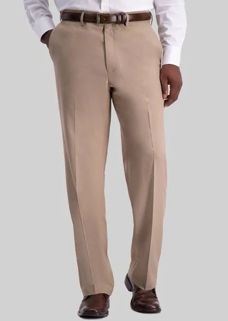 Haggar(r) Classic Fit Flat Front Corduroy 42x29, Carmel - Image 7