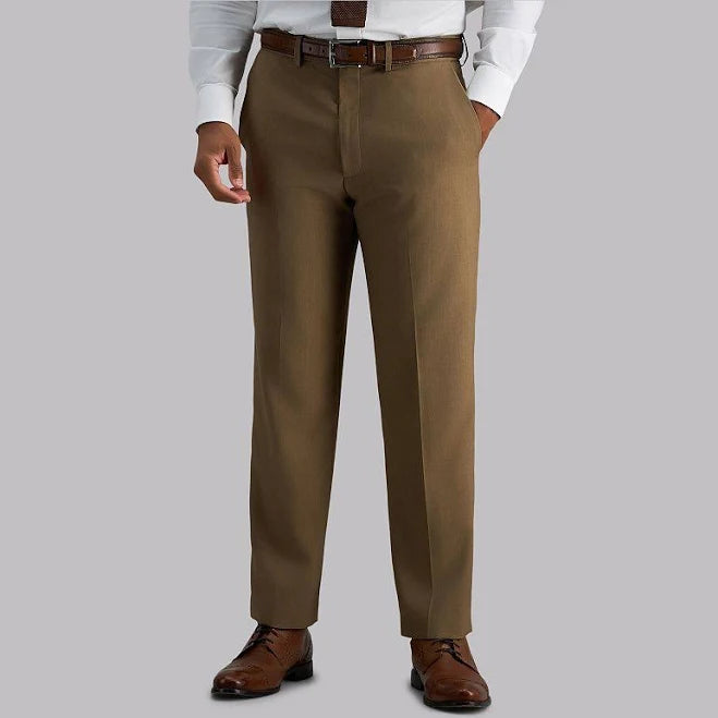 Haggar(r) Classic Fit Flat Front Corduroy 42x29, Carmel - Image 5