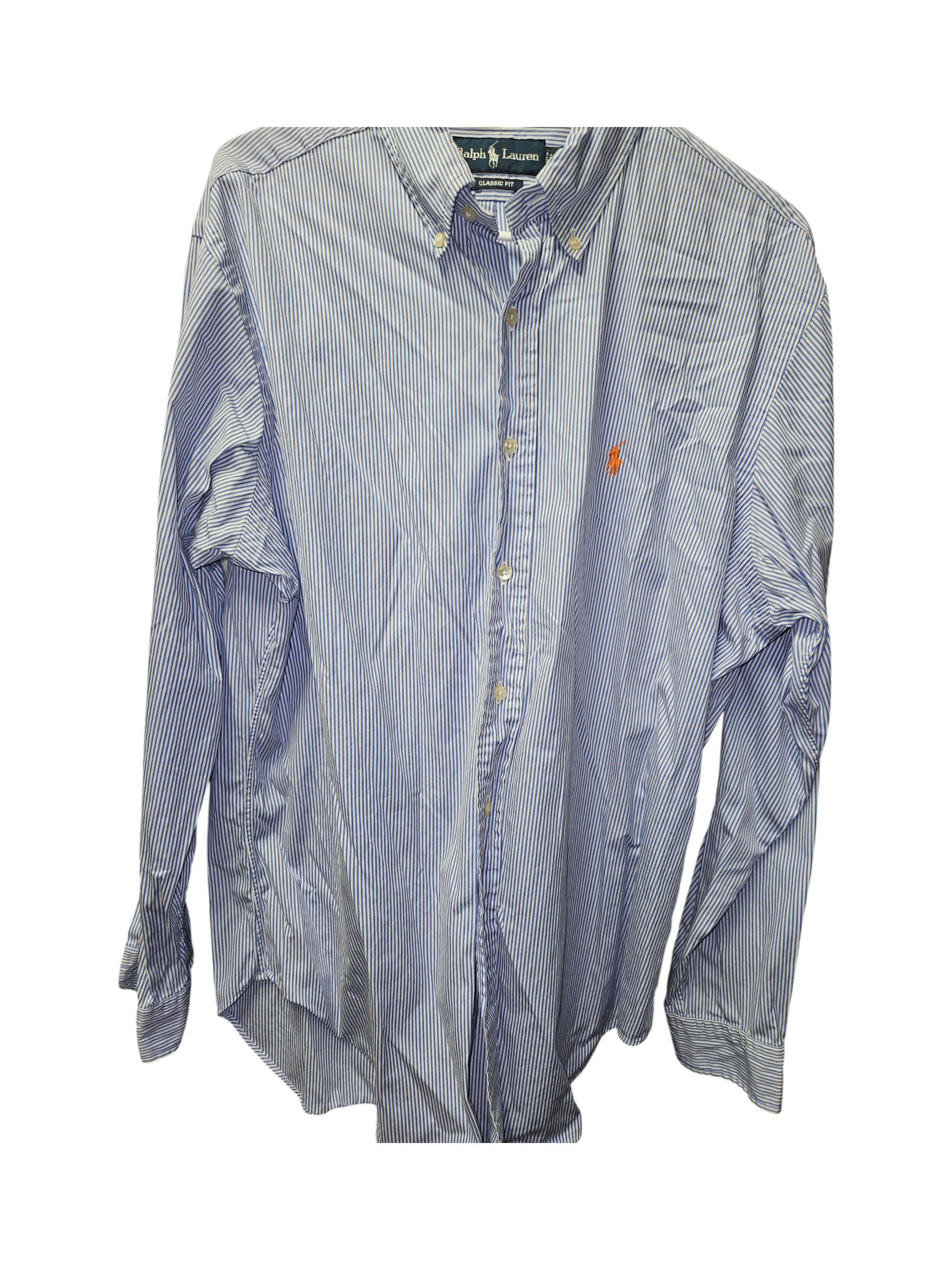 Ralph Lauren Classic Fit Striped Button-Up Shirt - Image 1