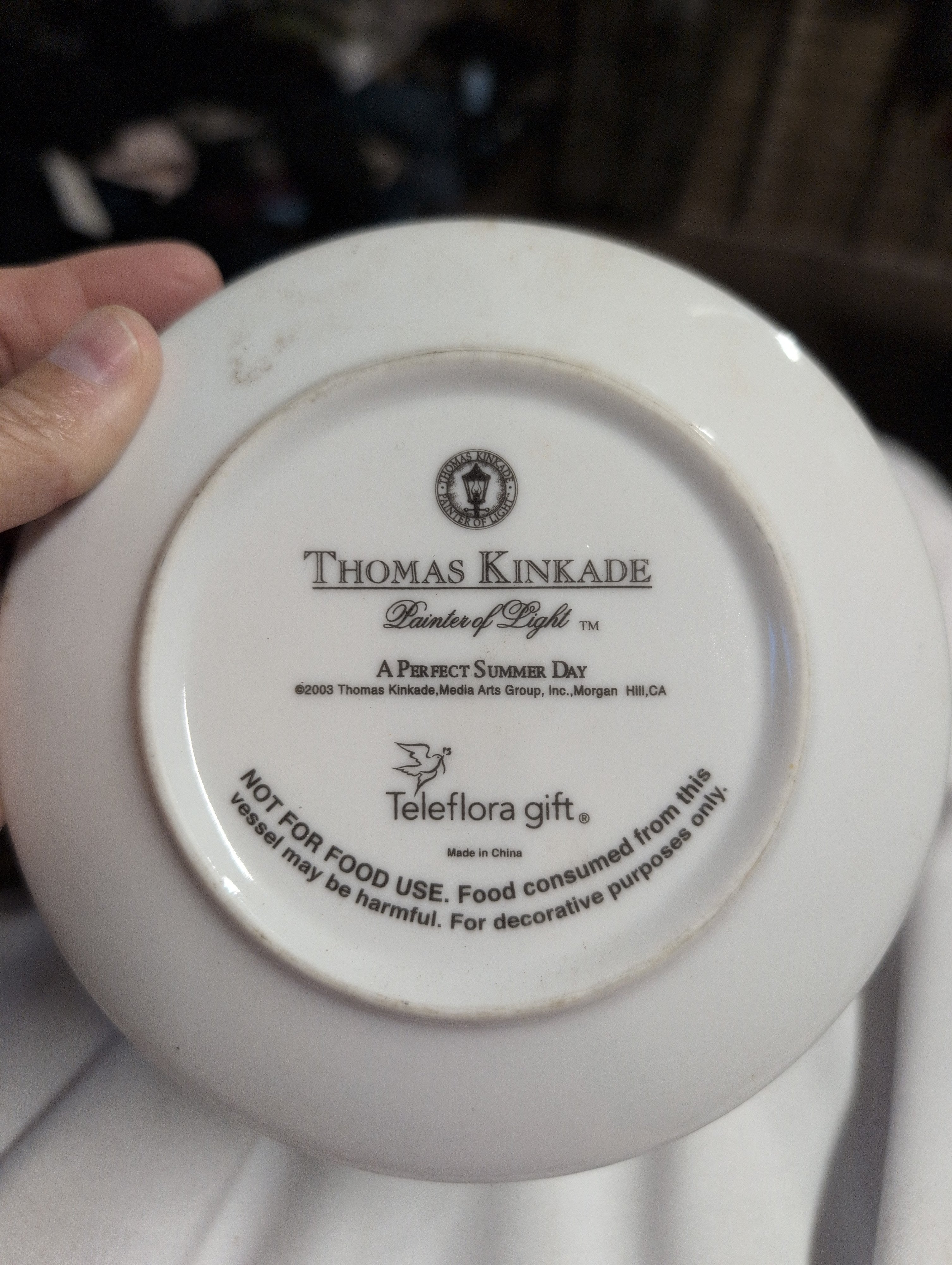 Thomas Kinkade Decorative Plate and Mug Set - Image 3