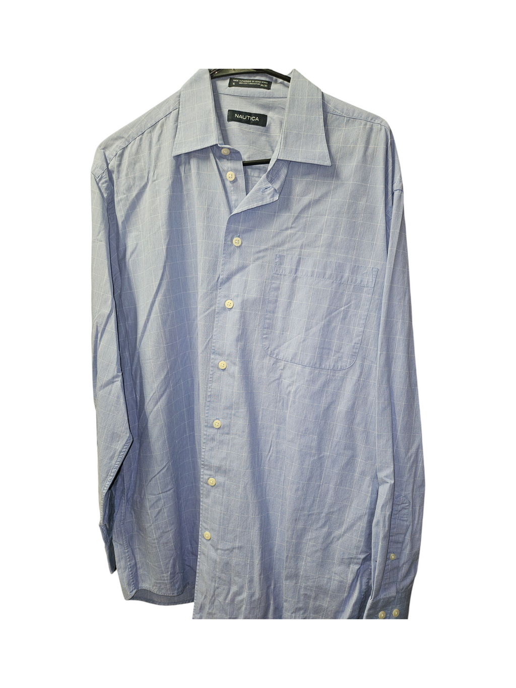 Nautica Men's Long Sleeve Button-Up Shirt - Image 1