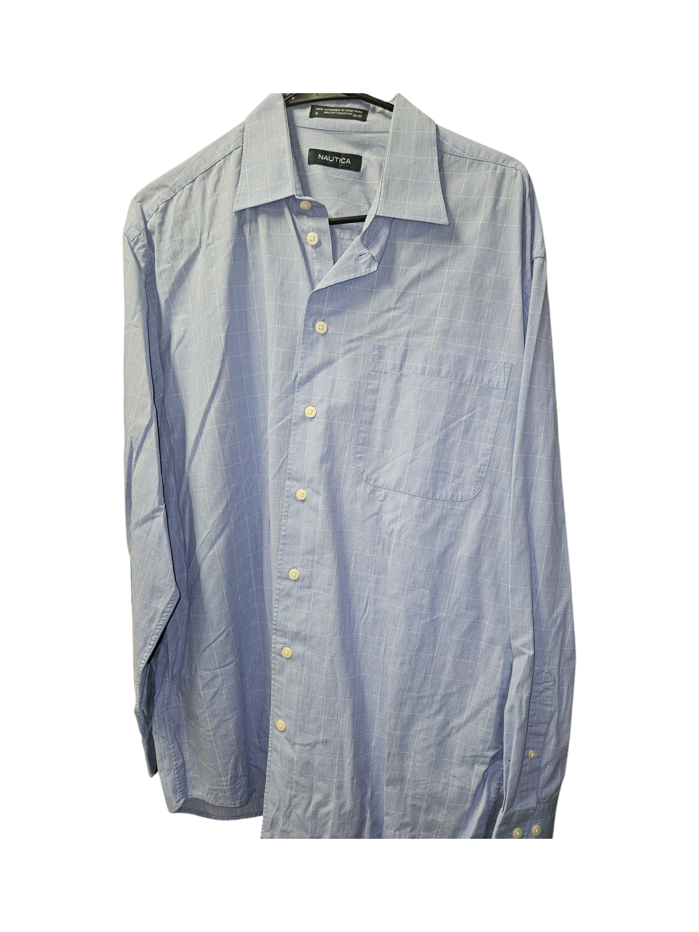 Nautica Men's Long Sleeve Button-Up Shirt - Image 1