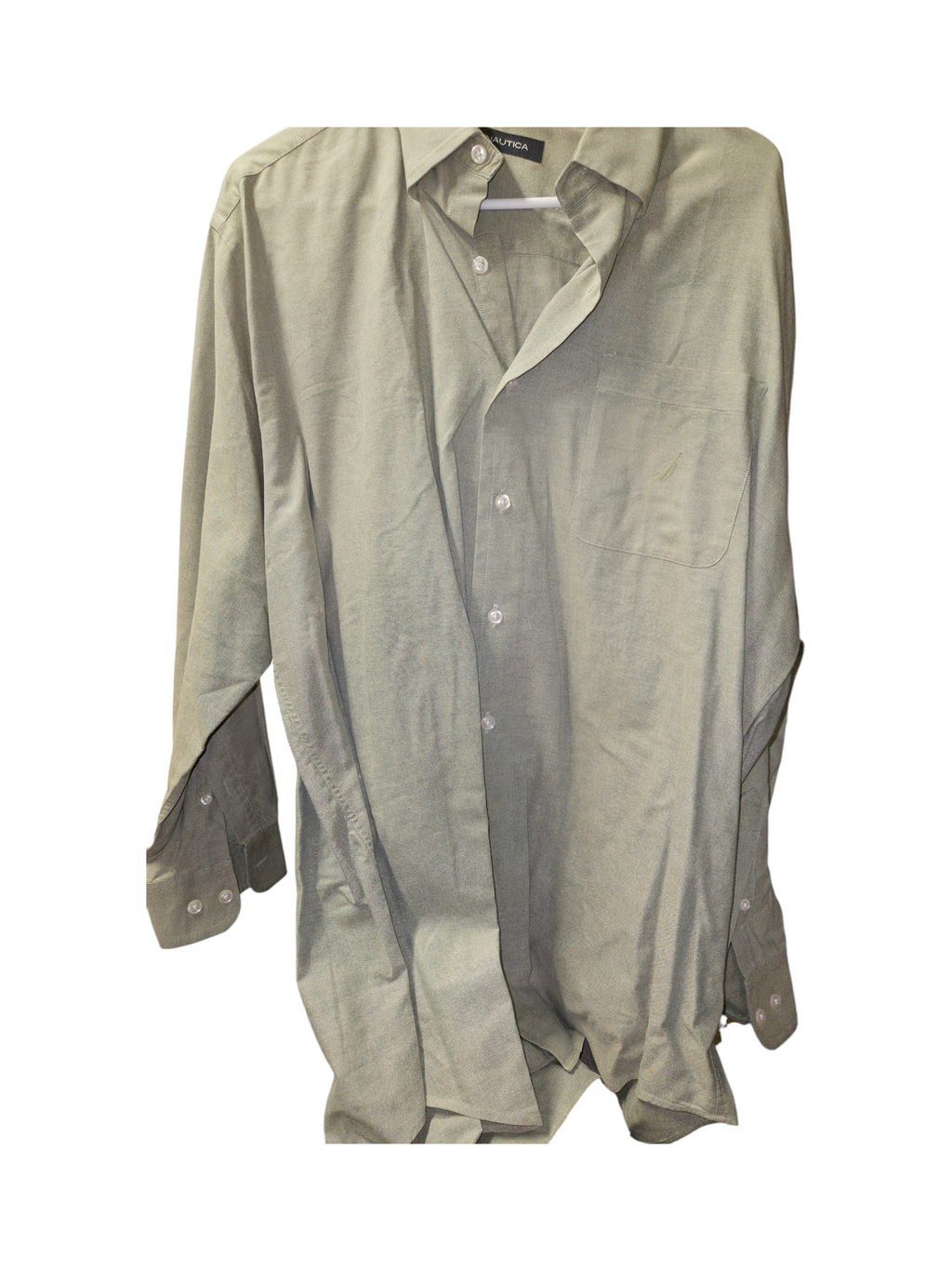 Nautica Men's Long Sleeve Button-Up Shirt - Image 1