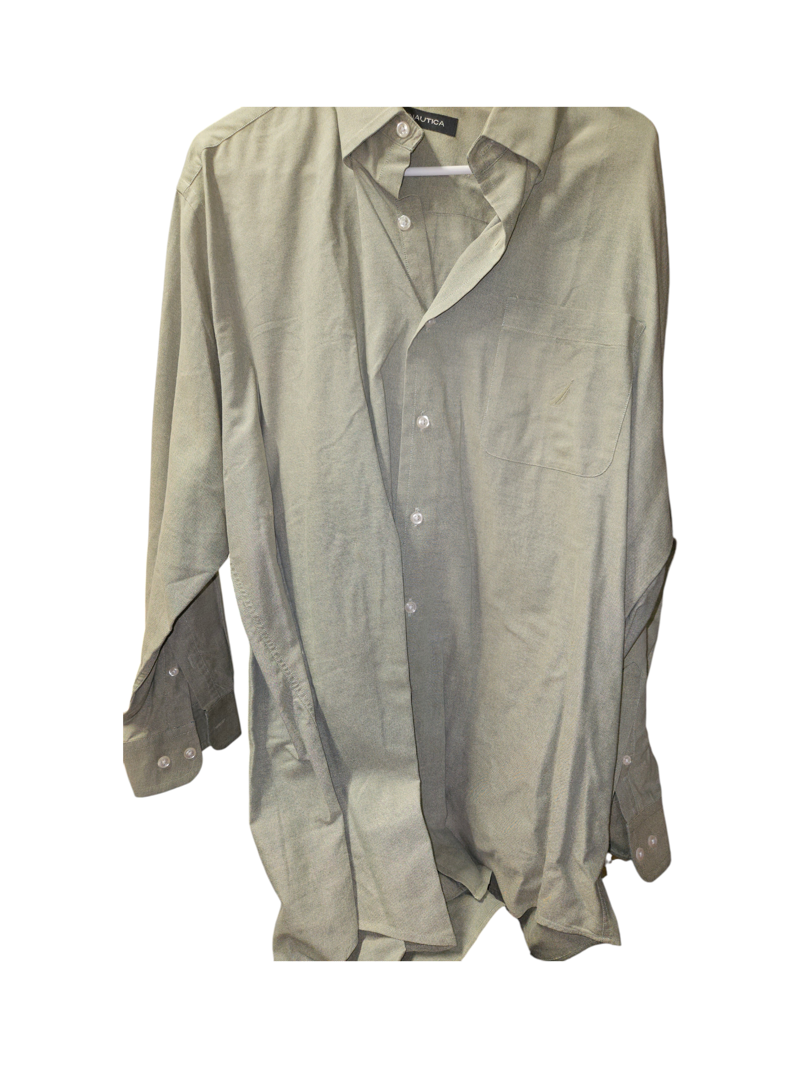Nautica Men's Long Sleeve Button-Up Shirt - Image 1