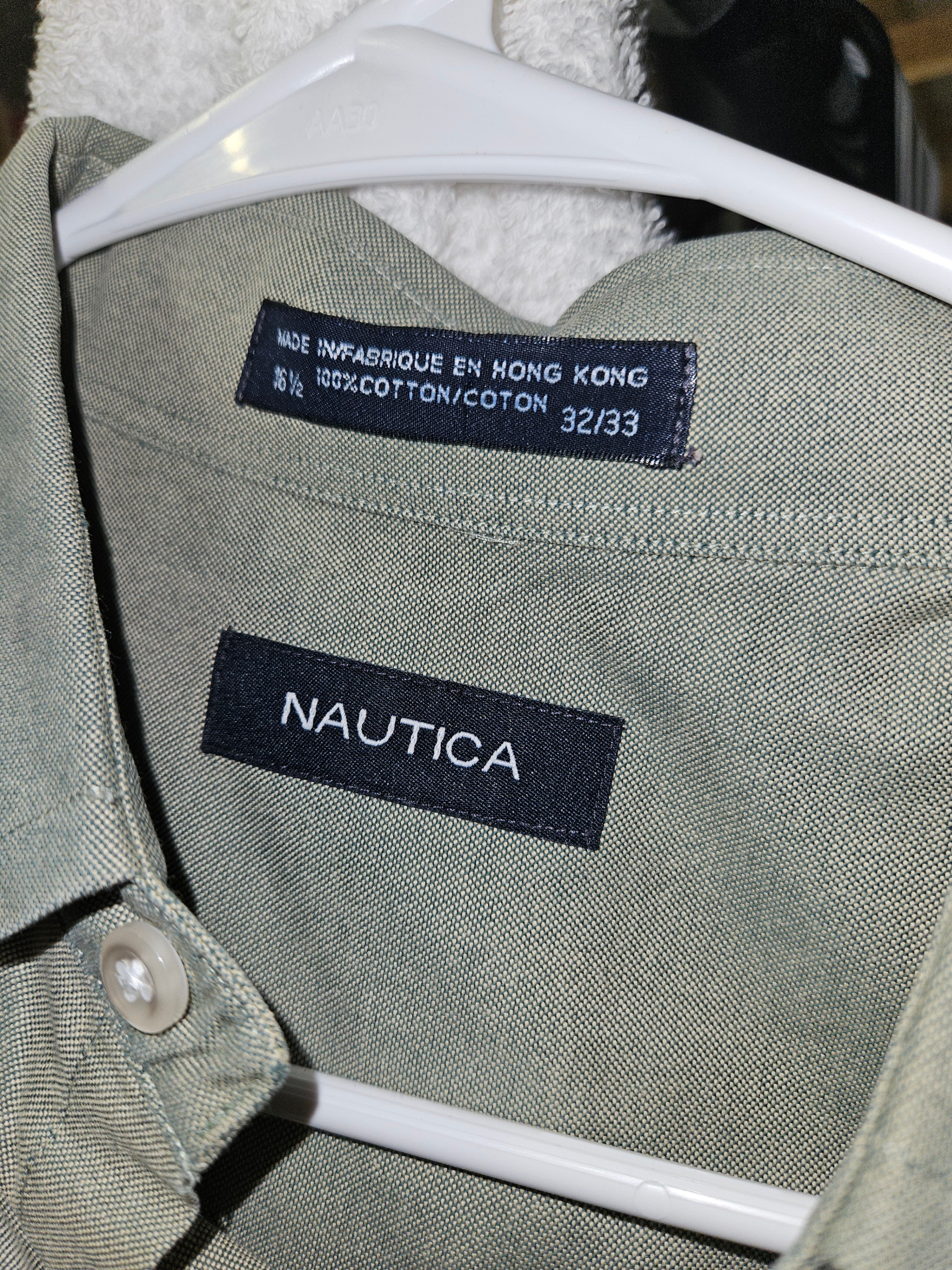 Nautica Men's Long Sleeve Button-Up Shirt - Image 2