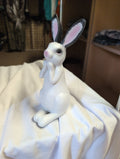 Ceramic Rabbit Figurine Decorative Collectible - Image 1
