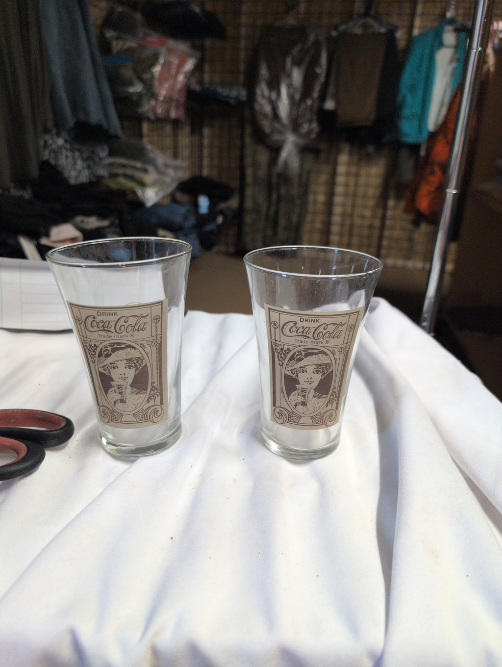 Vintage Coca-Cola Glasses Set of 2 - Image 1