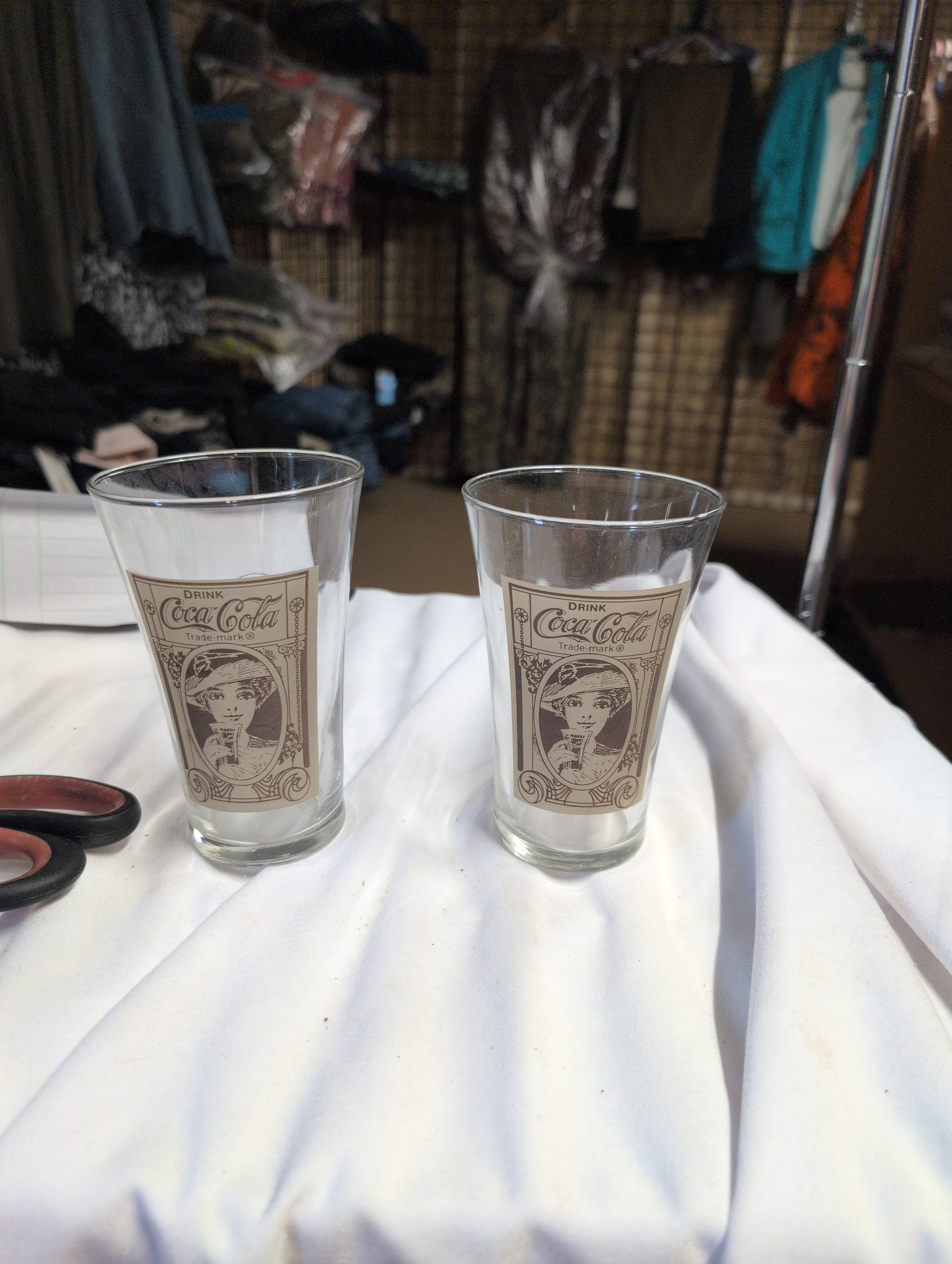 Vintage Coca-Cola Glasses Set of 2 - Image 1