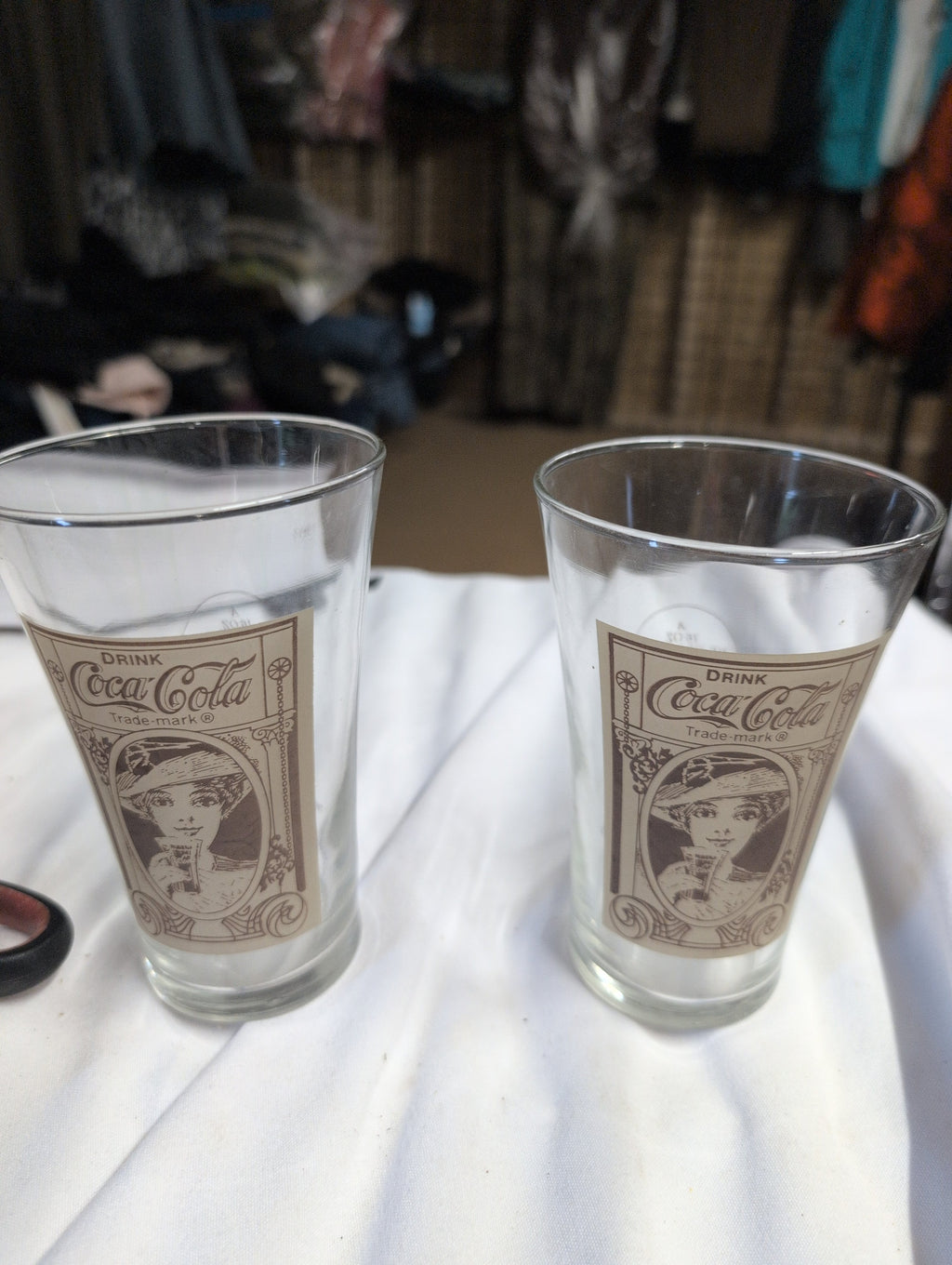 Vintage Coca-Cola Glasses Set of 2 - Image 2