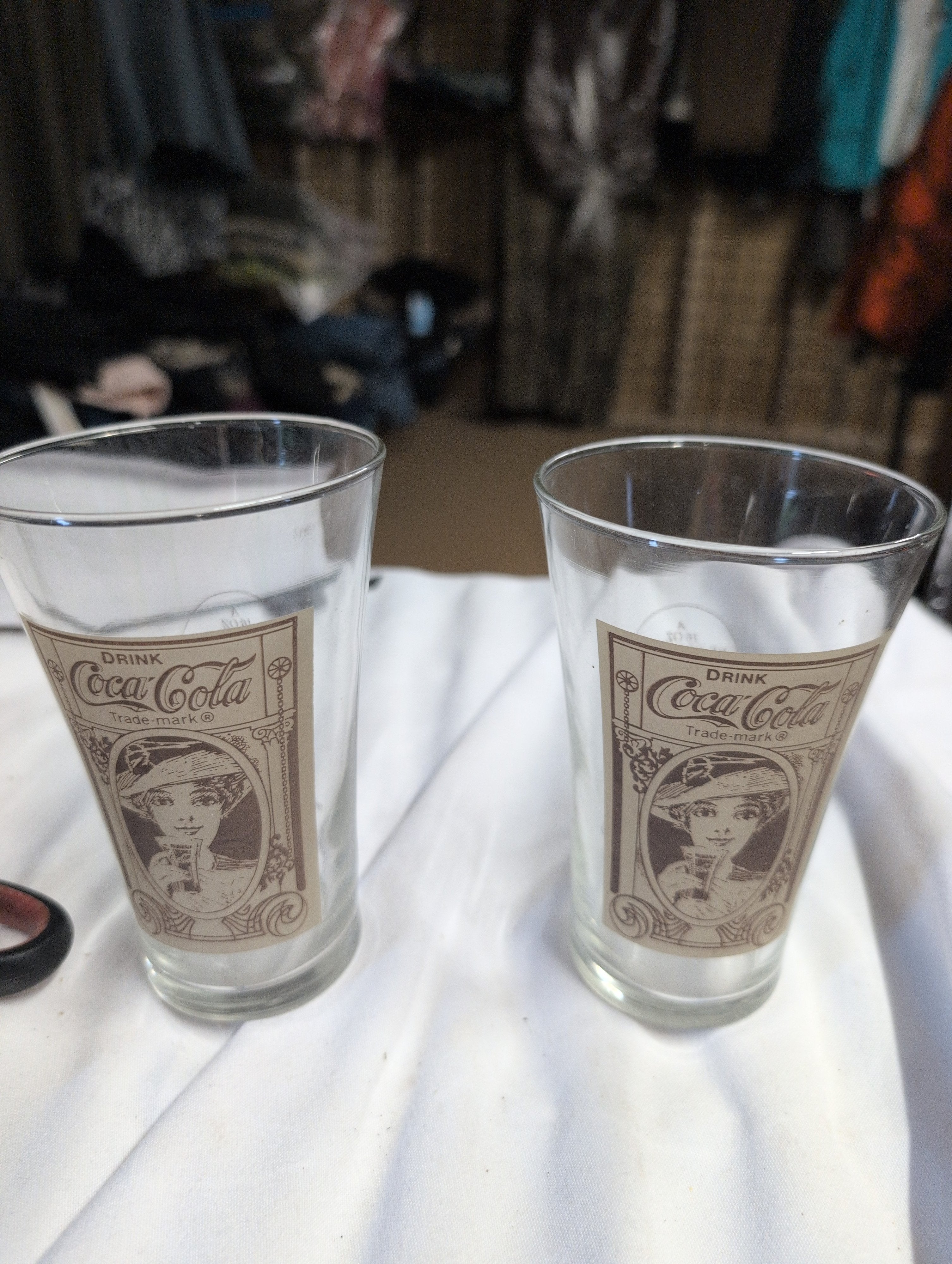 Vintage Coca-Cola Glasses Set of 2 - Image 2