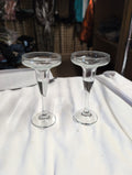 Set of 2 Clear Glass Champagne flutes - Image 1