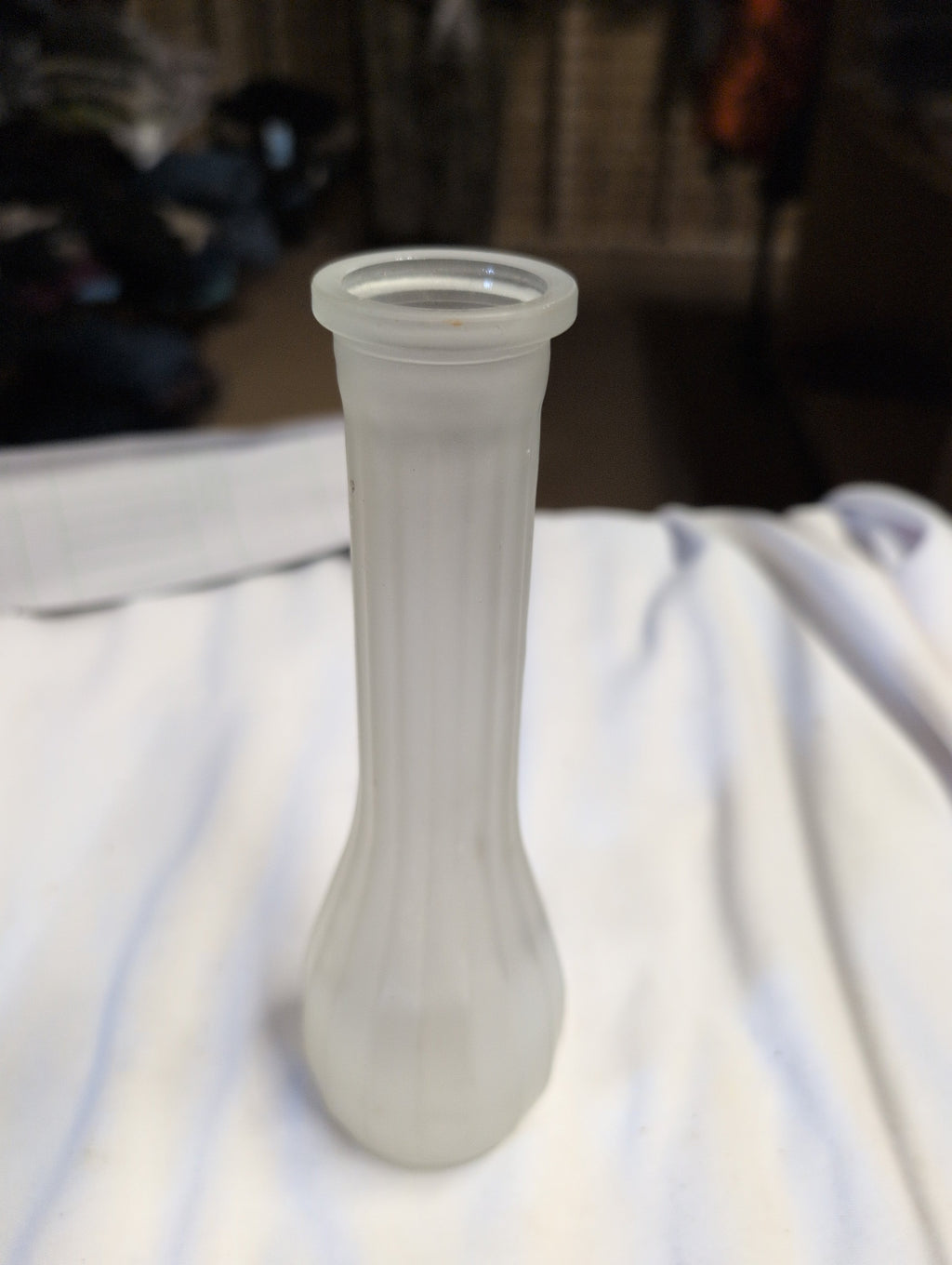 Frosted Glass Bud Vase Decorative Home Decor - Image 2